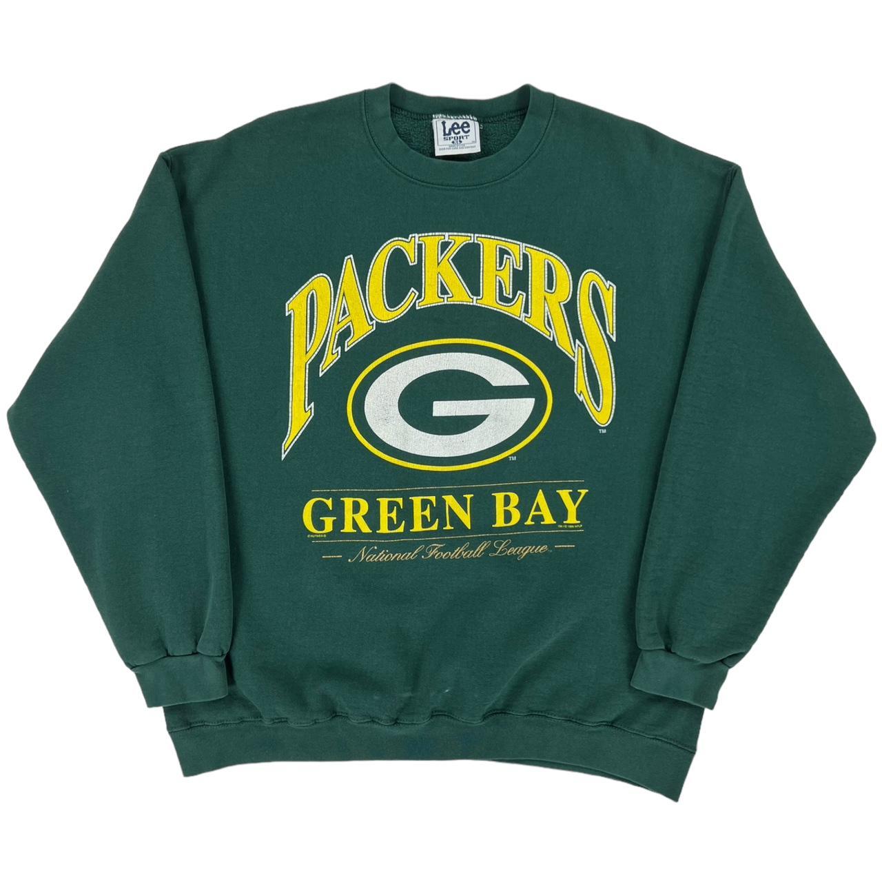 Vintage Green Bay Packers sweatshirt, 1996 green graphic crewneck