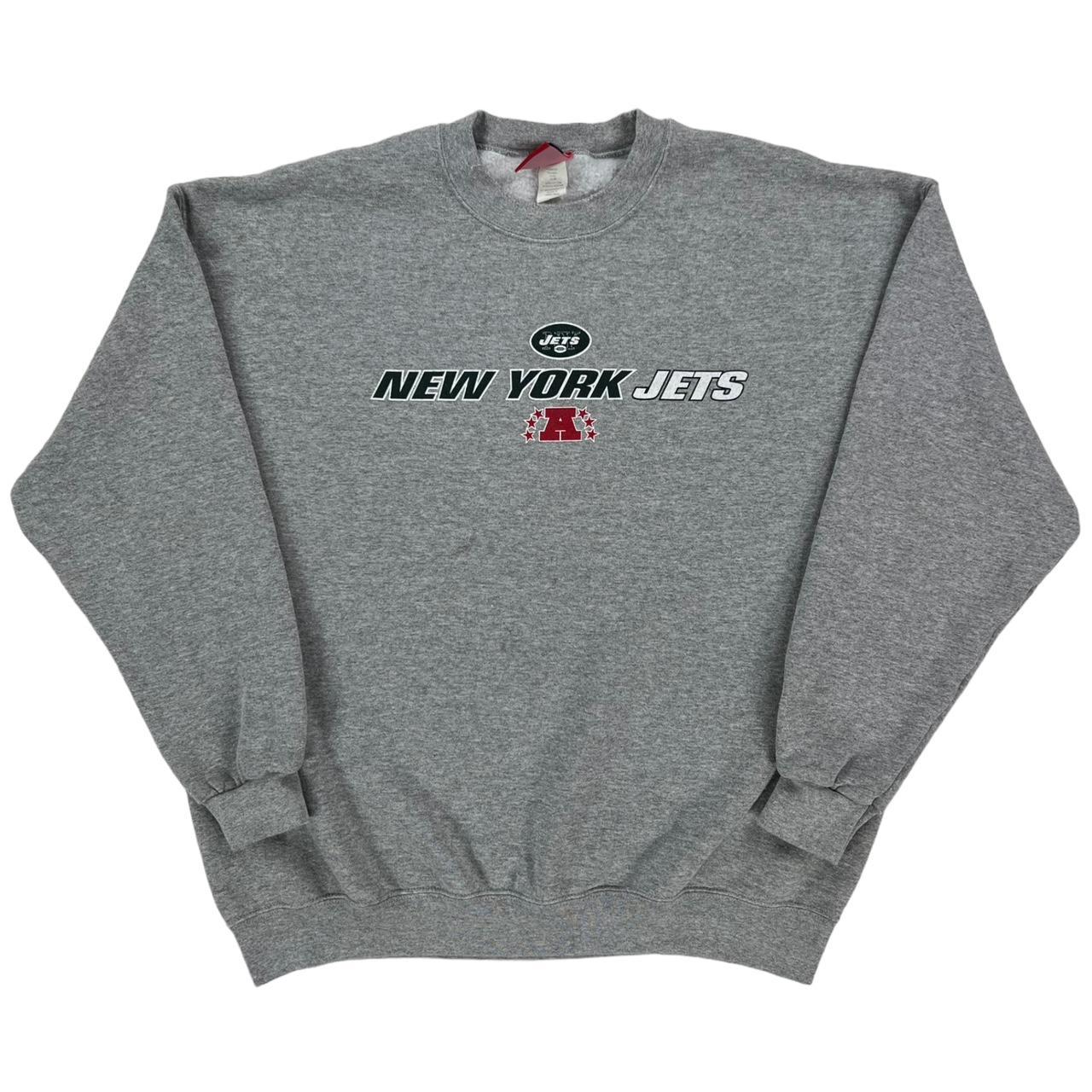 New York Jets Pull and Bear Sweatshirt Size - - Depop