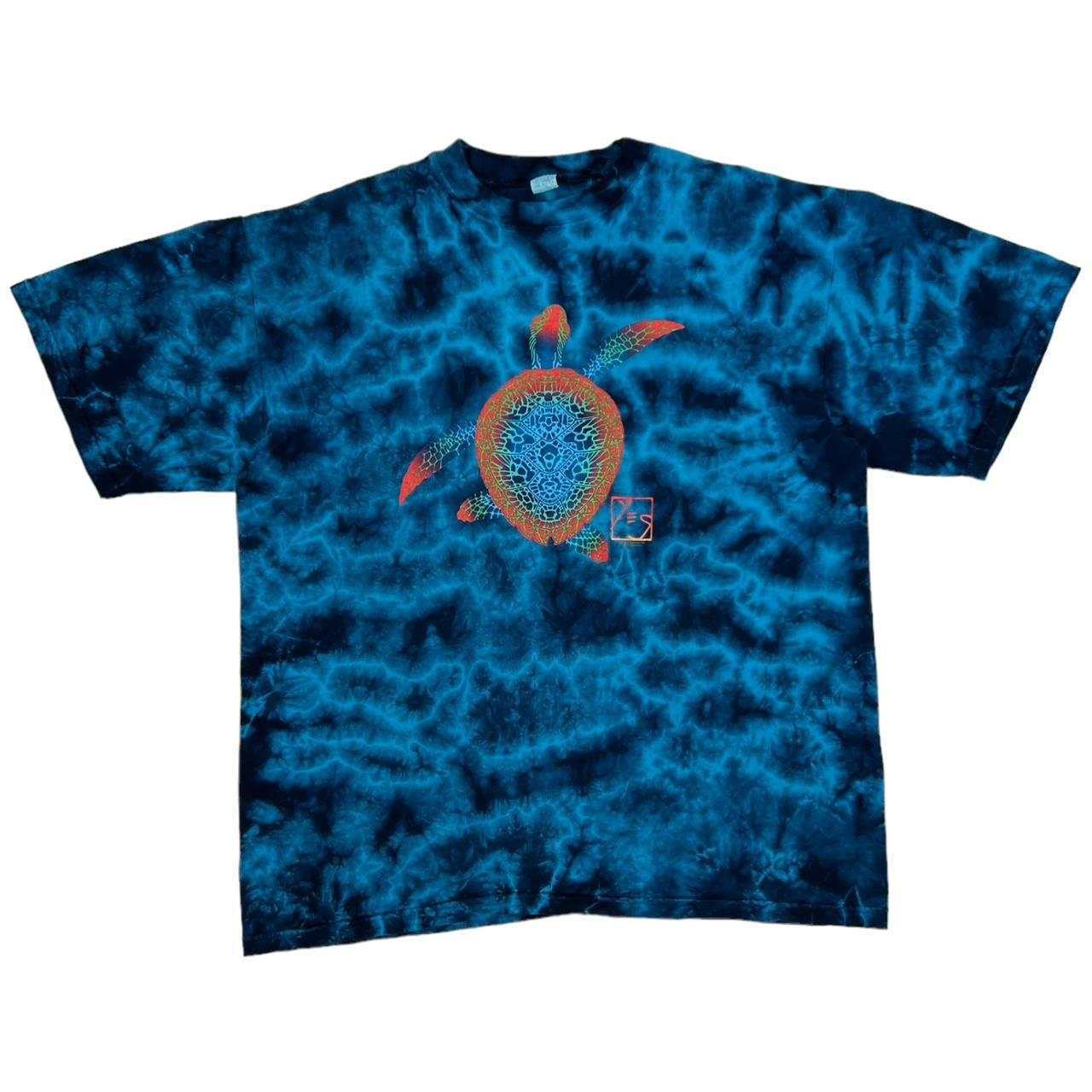 Vintage Y2K YES tie dye band tee t shirt, Size XL...