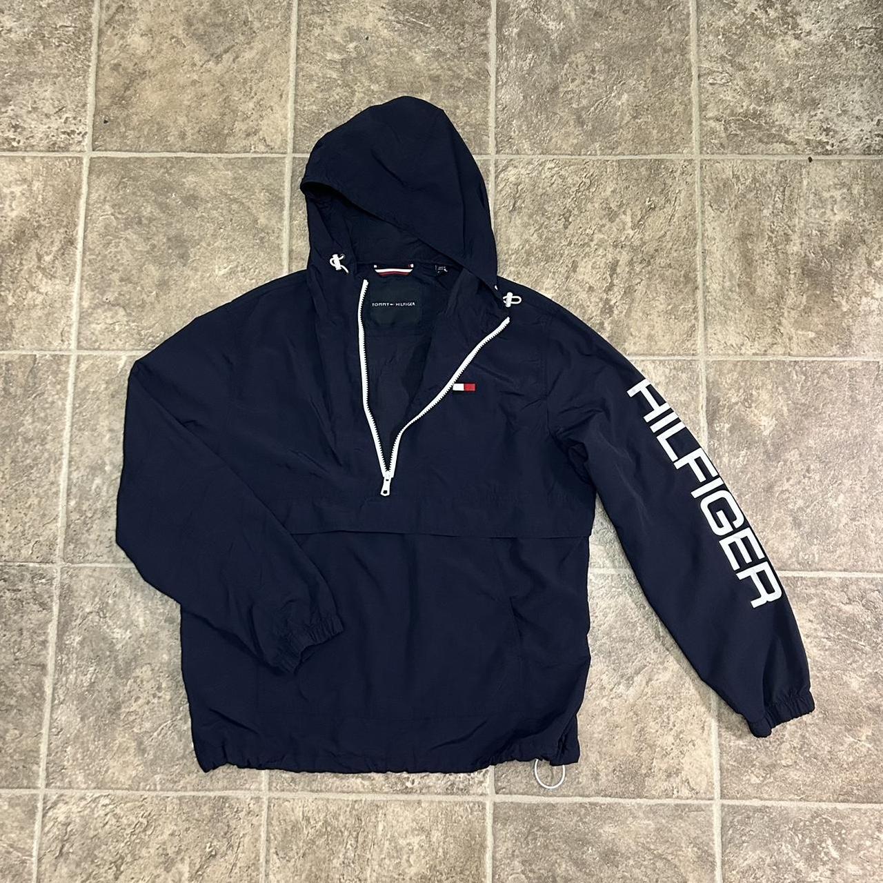 Tommy Hilfiger Men s Retro Lightweight Taslan Hooded Depop