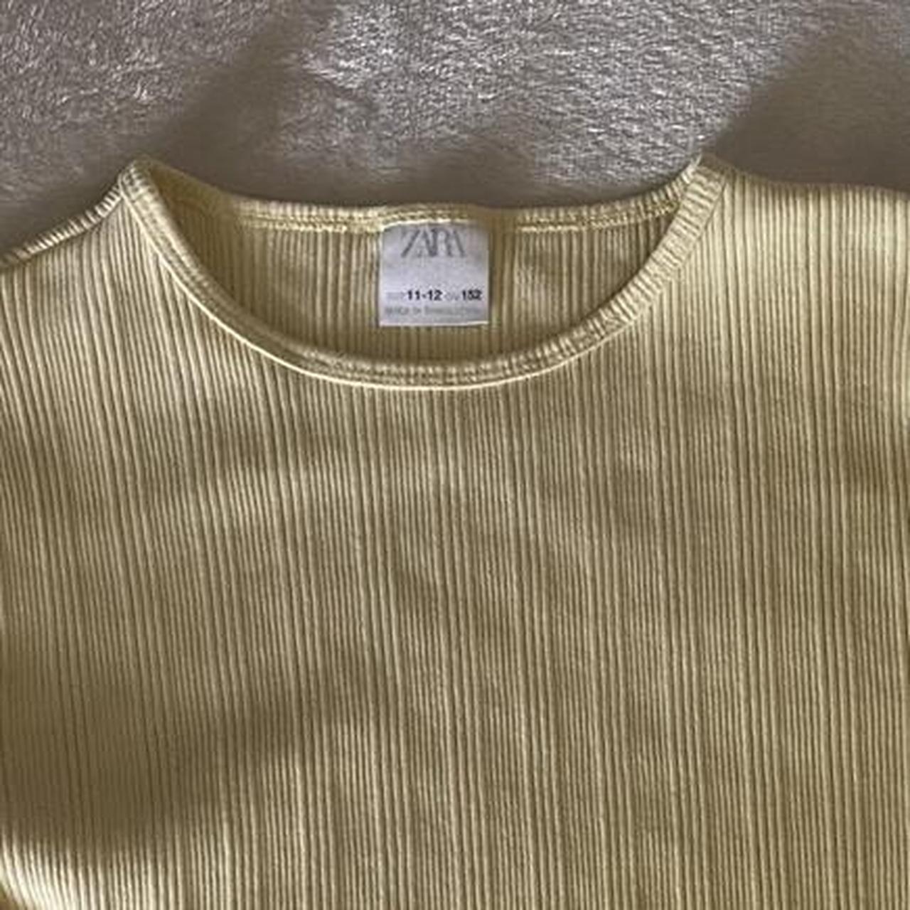 Zara kids shirt (11/12) pale yellow would fit... - Depop