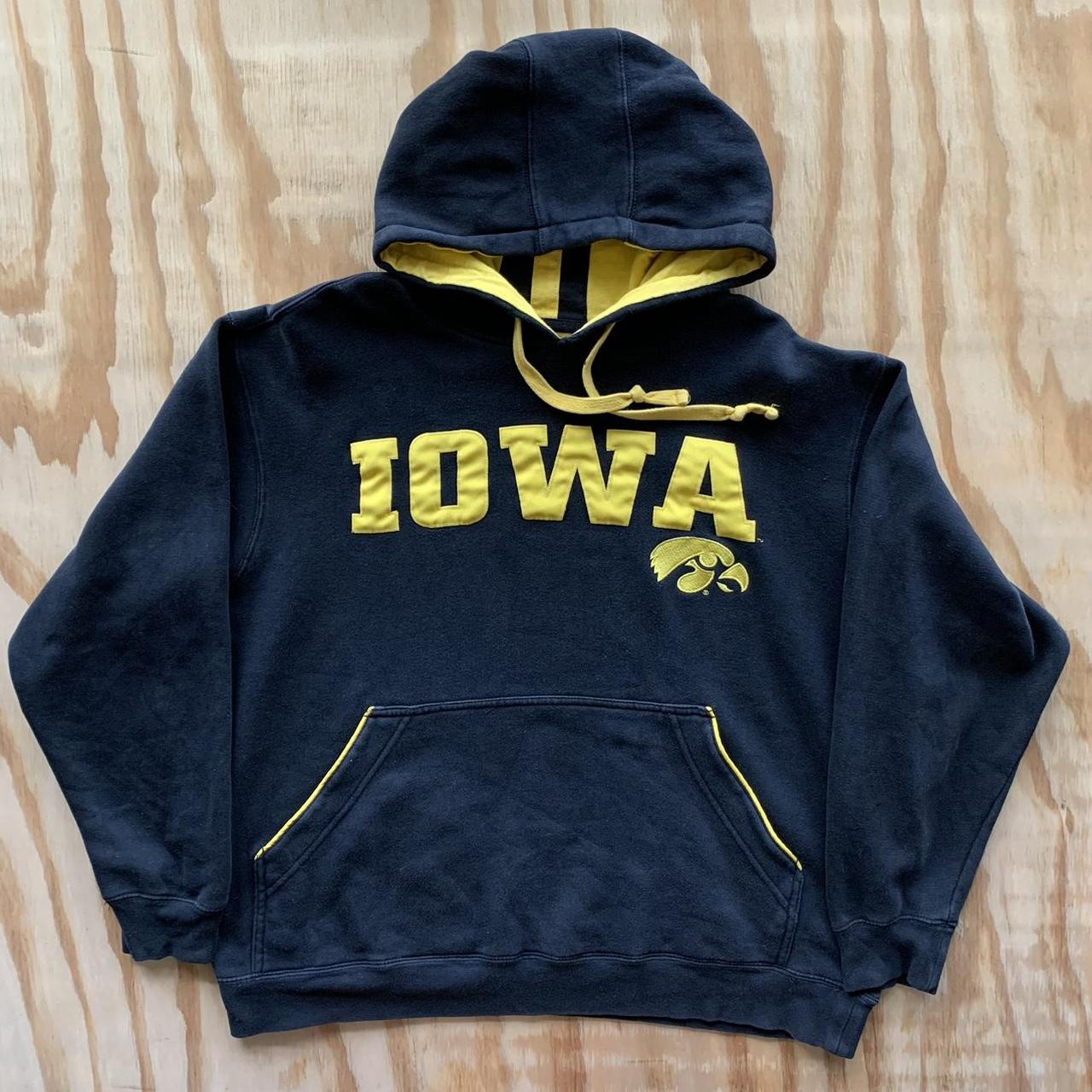 Vintage University of Iowa Hoodie... - Depop