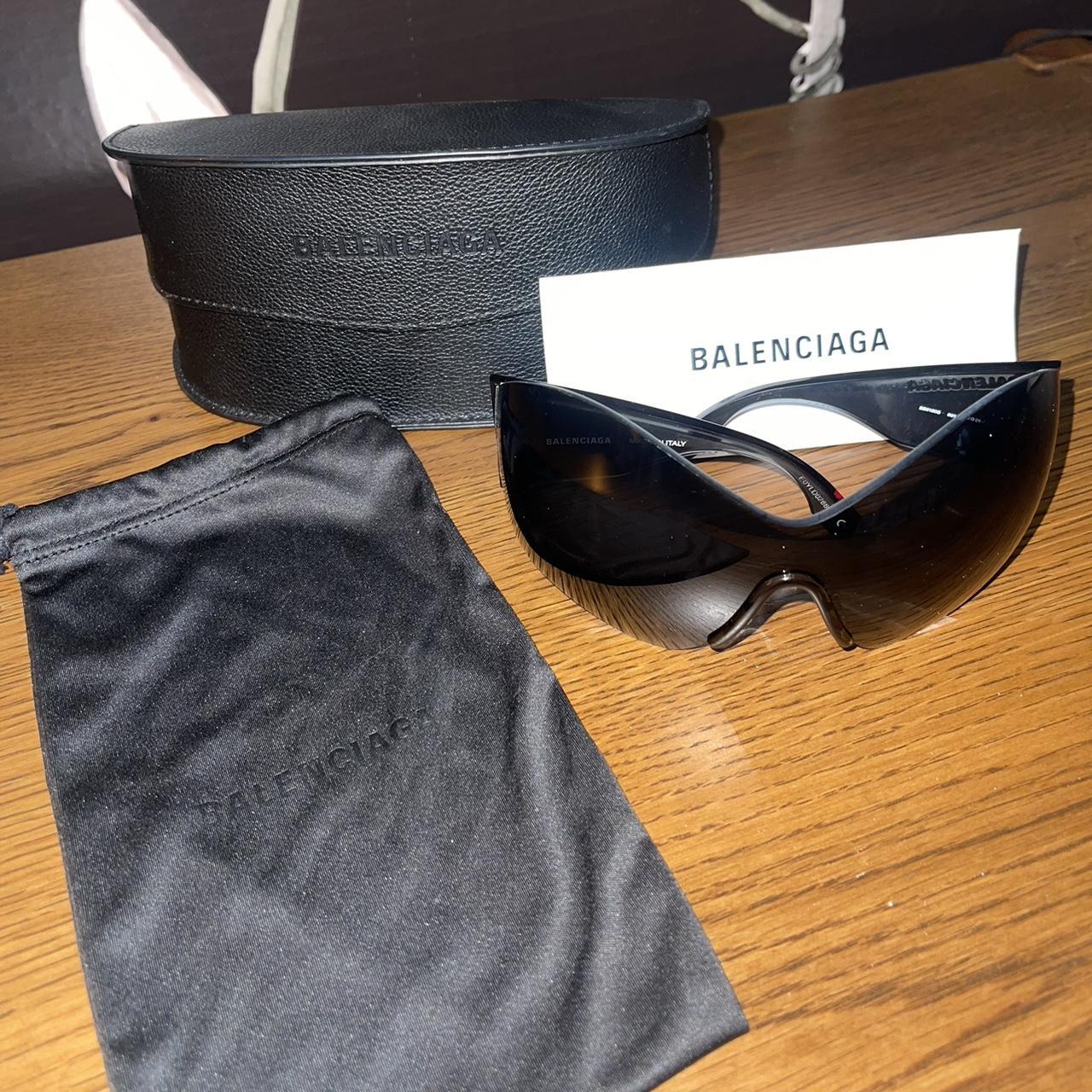 Balenciaga Women's Black Sunglasses (3)