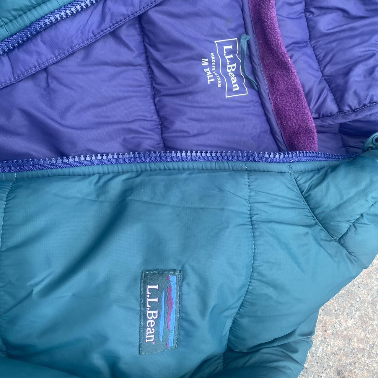 Teal and purple clearance jacket