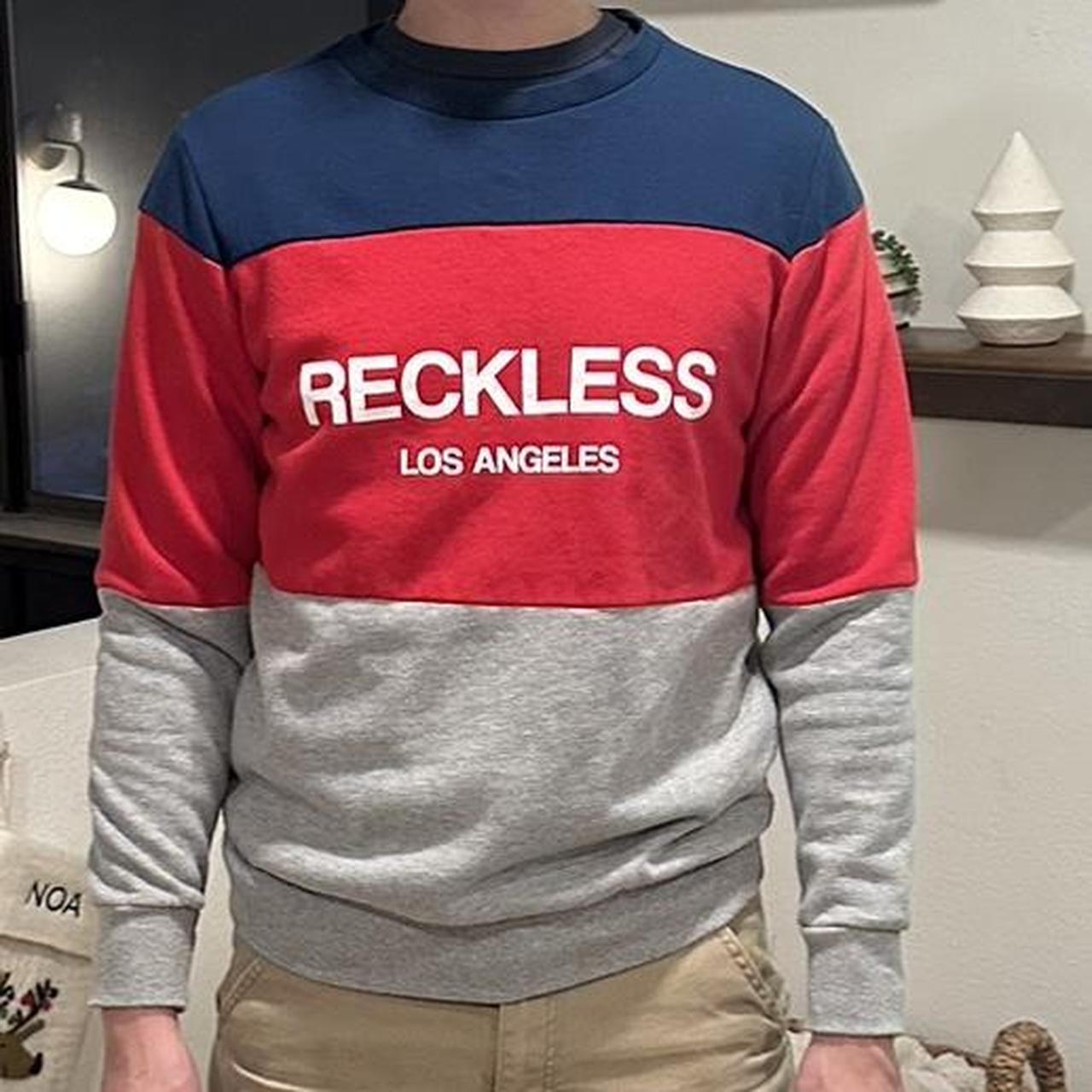 Men s Young Reckless Crewneck Size Medium slim Depop