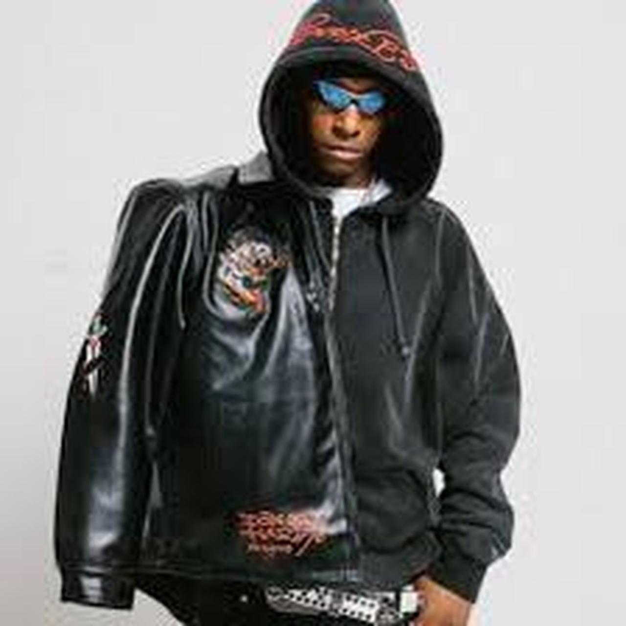 Unknown London x Ed Hardy Vegan Leather Jacket RRP | Depop