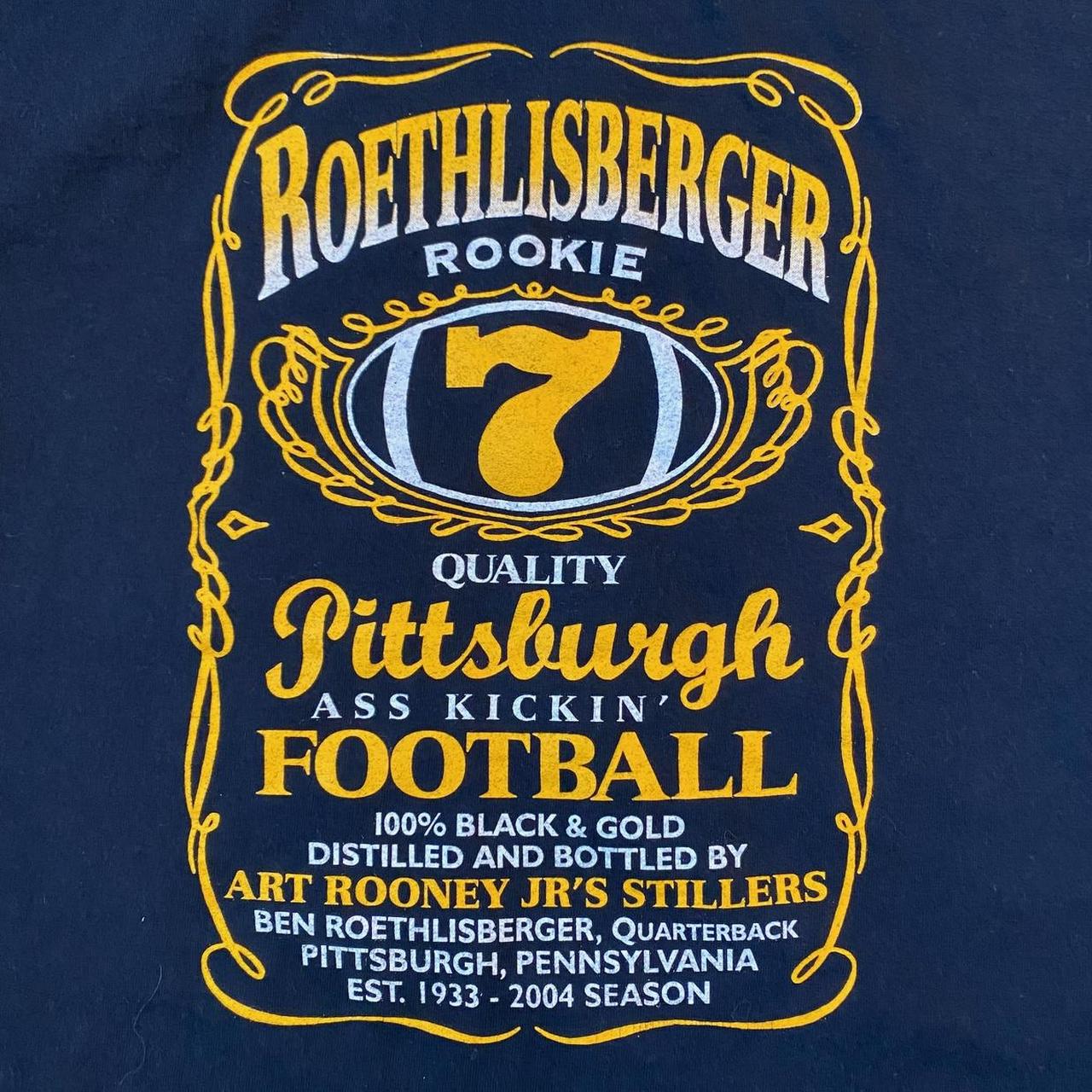 Reebok Ben Roethlisberger Pittsburg Steelers T-Shirt - Depop