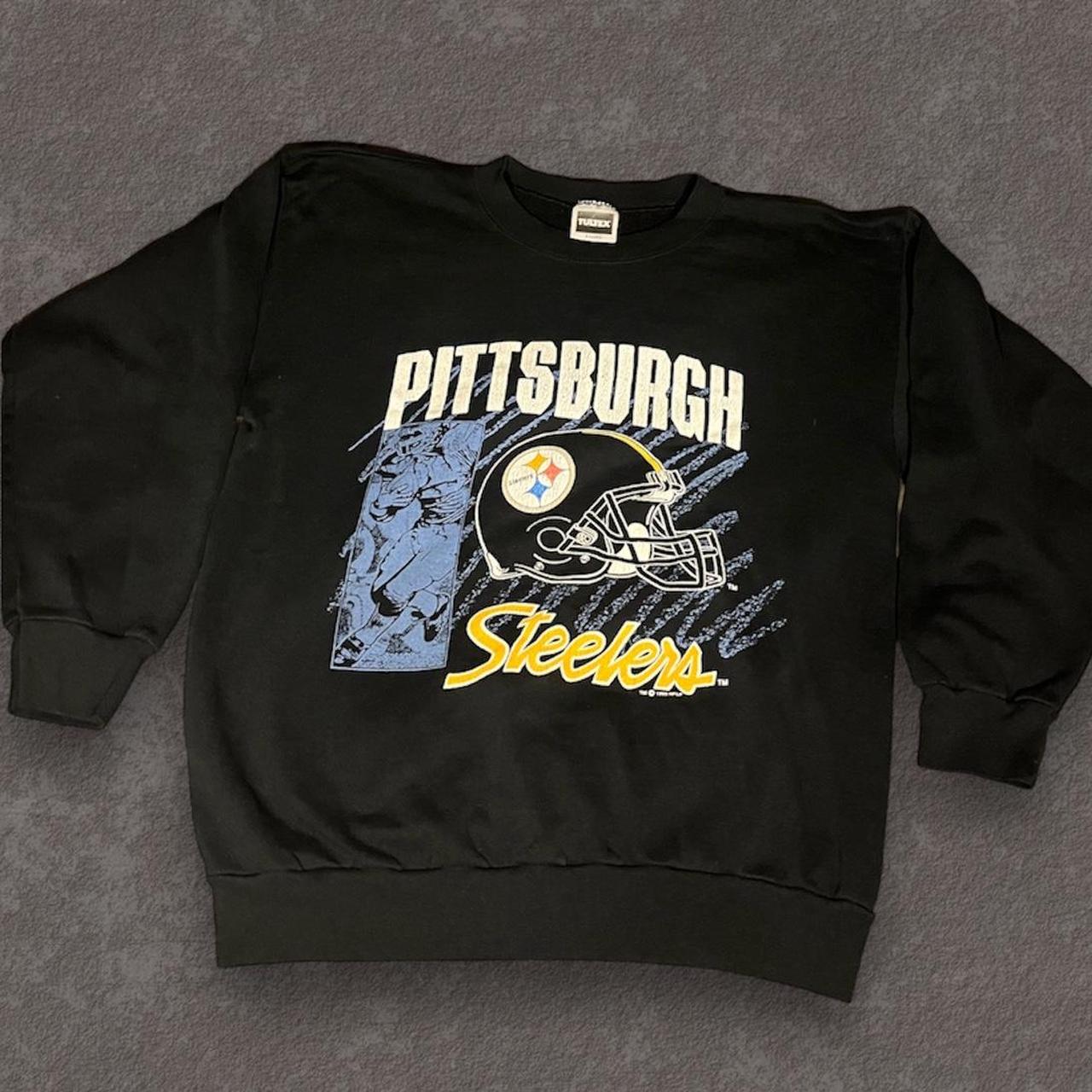 Vintage Pittsburgh Steelers Crewneck. Good - Depop