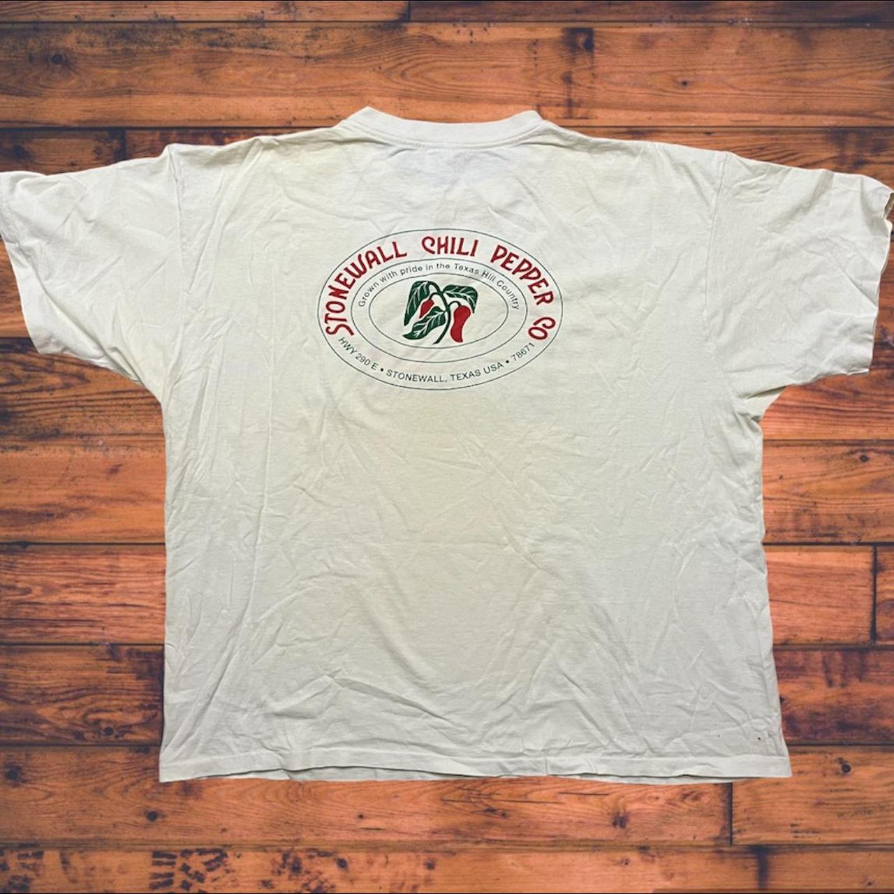 VINTAGE DELTA MADE IN USA SINGLE STITCHED CHILI... Depop