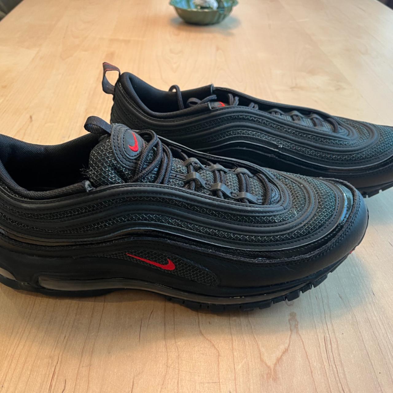 Black 97s with red tick best sale