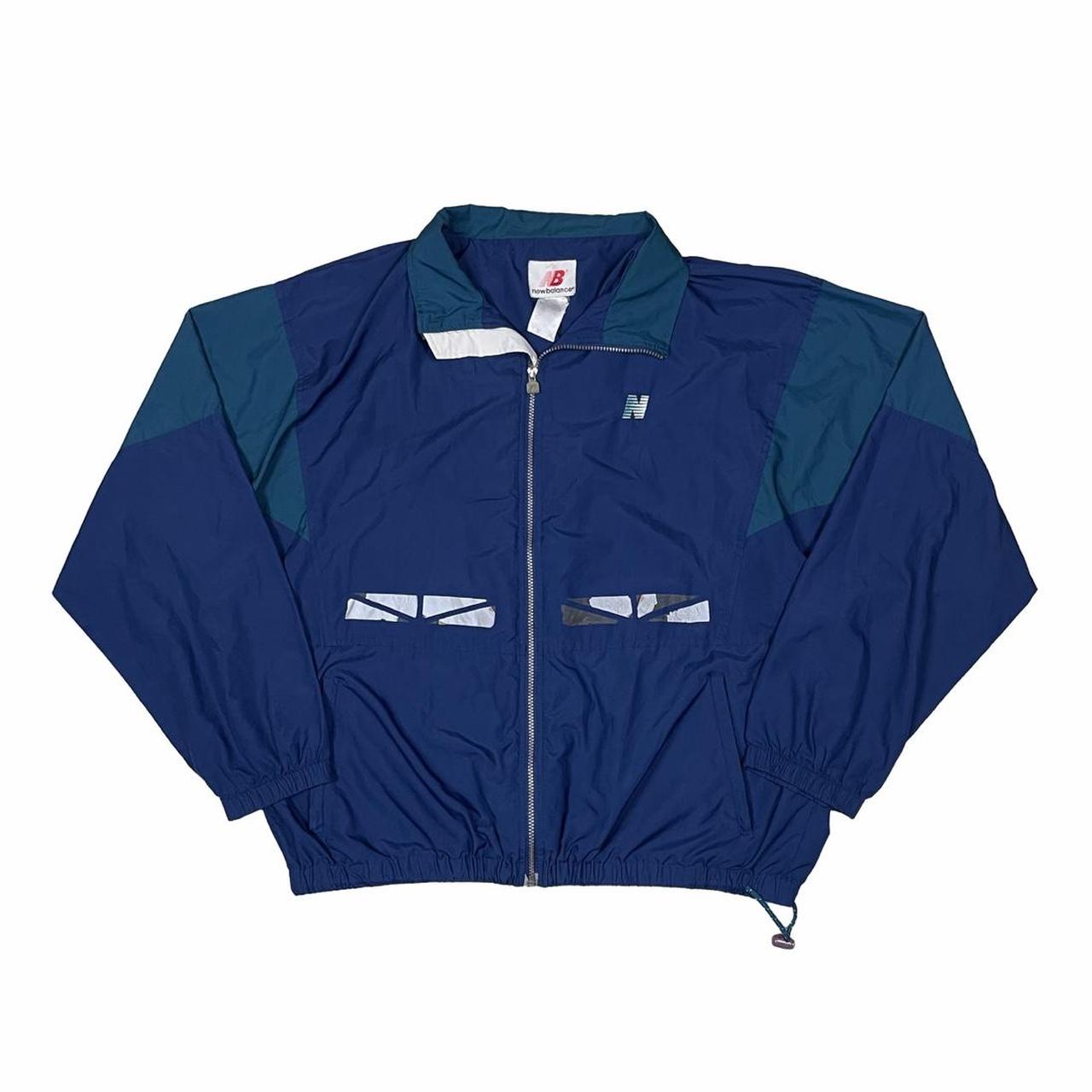 Vintage New Balance Windbreaker Jacket good... Depop