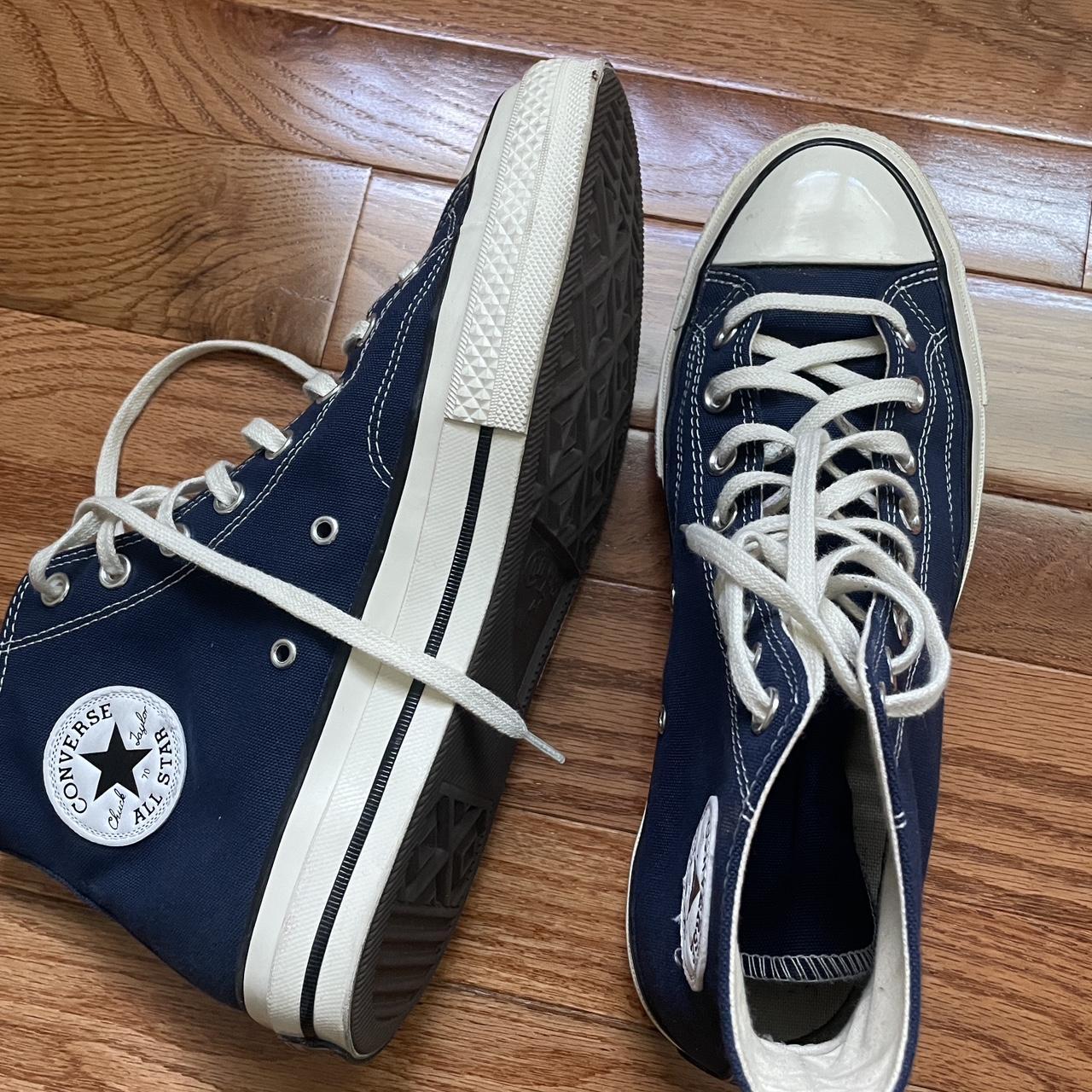 Converse Chuck 70s in a midnight navy color!!... - Depop