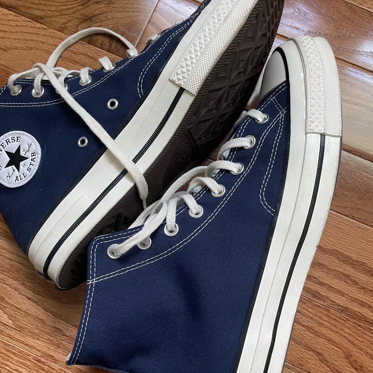 Converse Chuck 70s in a midnight navy color!!... - Depop