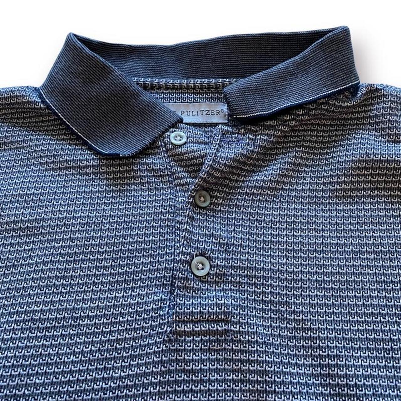 Men's Grey and Navy Polo-shirts | Depop