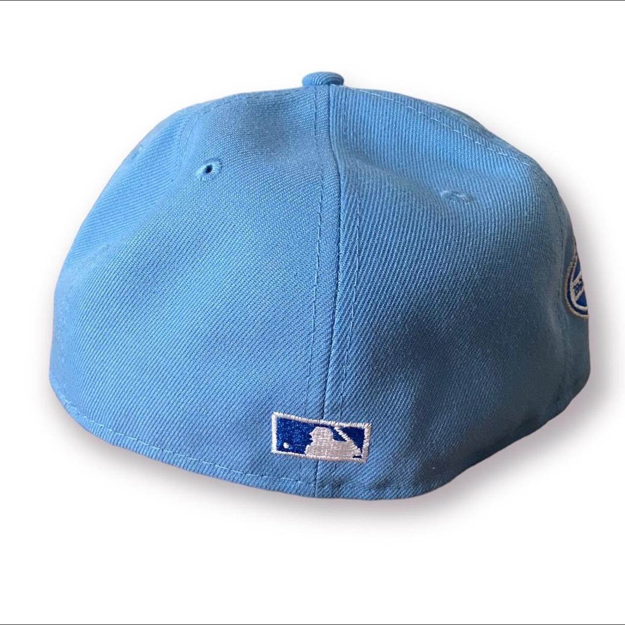 7 3/4 dark blue phillies fitted with hat club pin - Depop