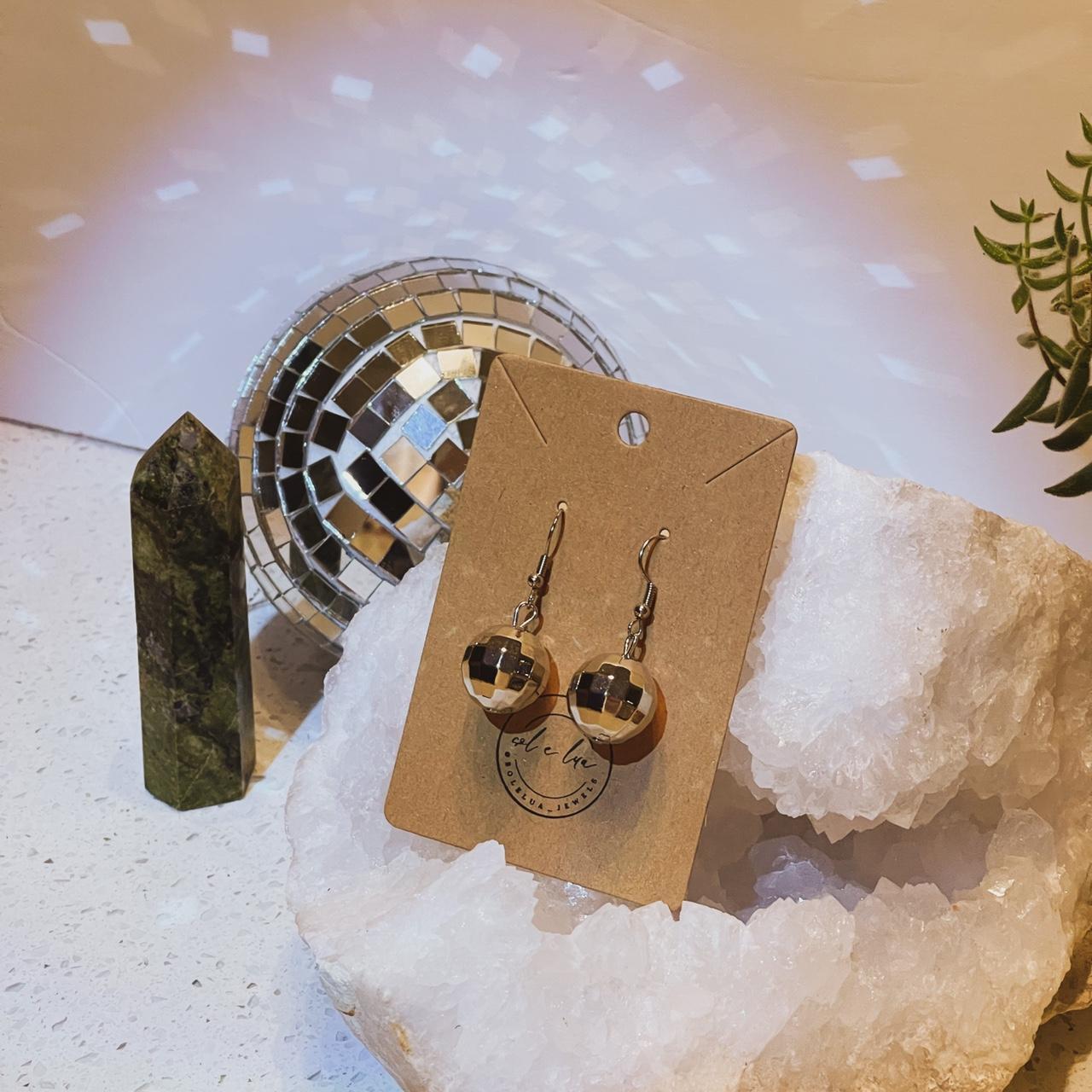 taylor swift “mirrorball” earrings! folklore... Depop