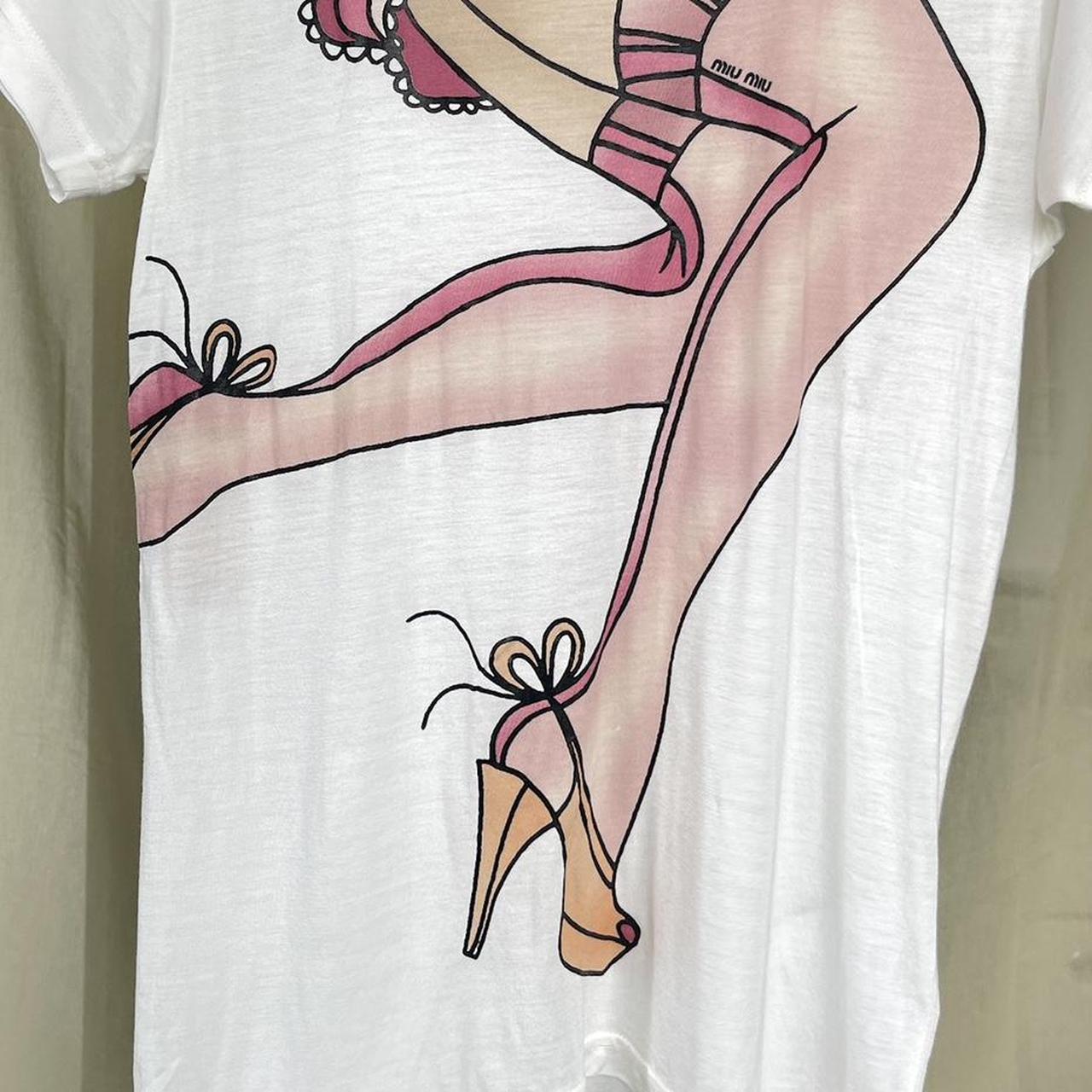 Miu Miu 08ss Graphic Logo T Shirt｜ファッション 