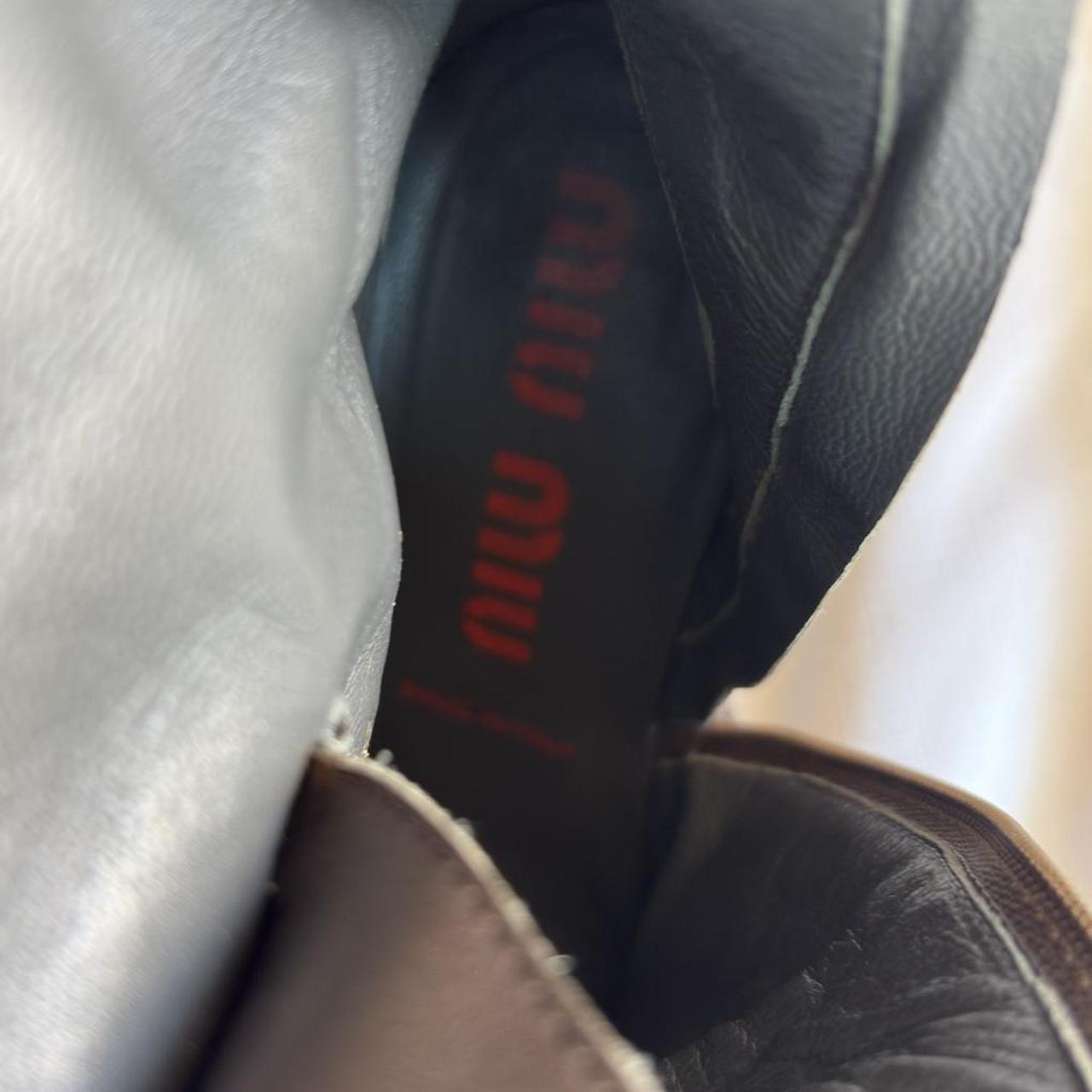 Miu Miu Women's Boots - Brown - US 7 – Miu Miu br… - image 4