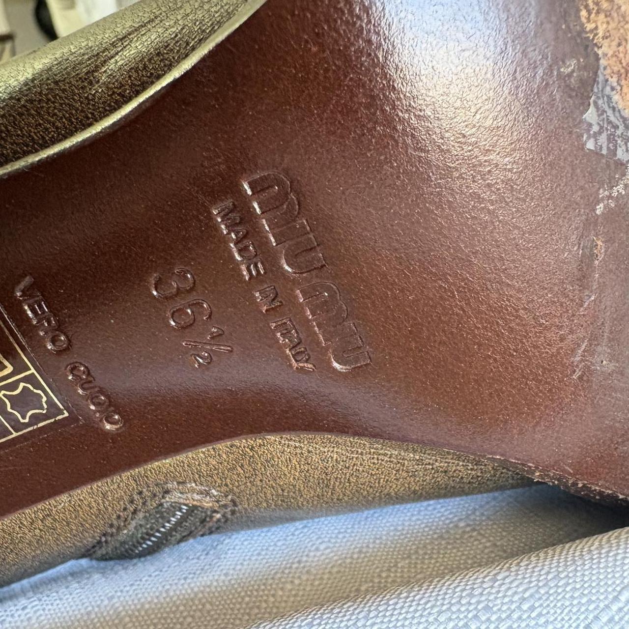 Miu Miu Women's Boots - Brown - US 7 – Miu Miu br… - image 3