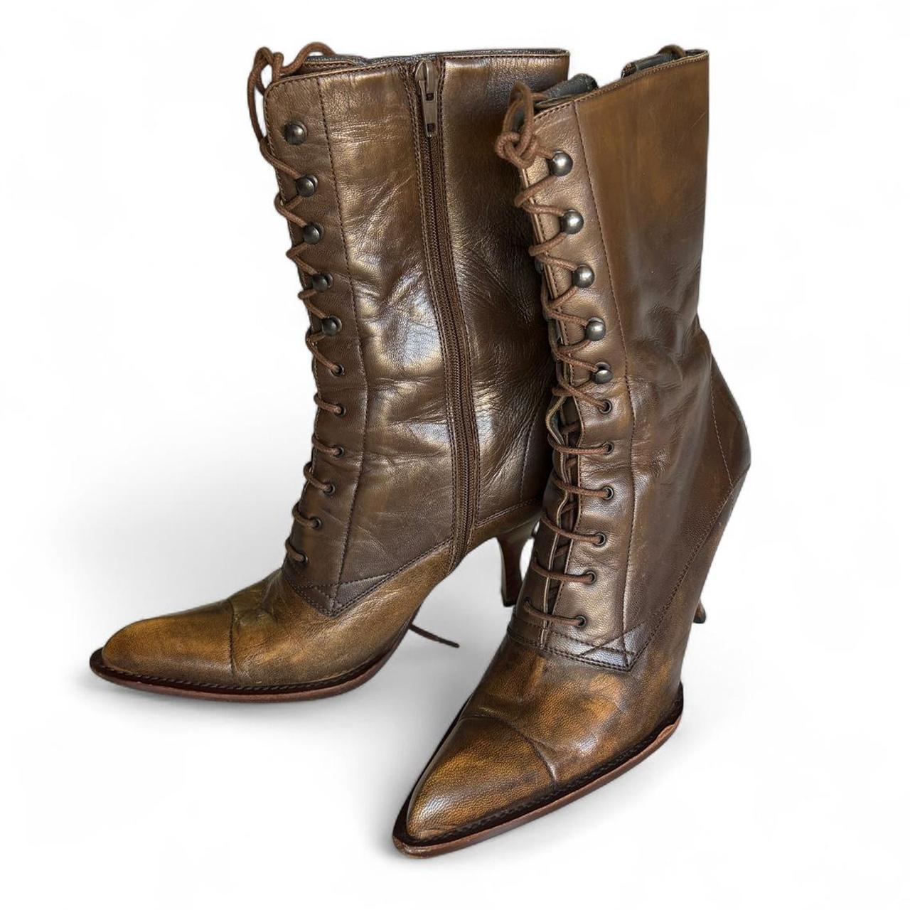 Miu Miu Women's Boots - Brown - US 7 – Miu Miu br… - image 2