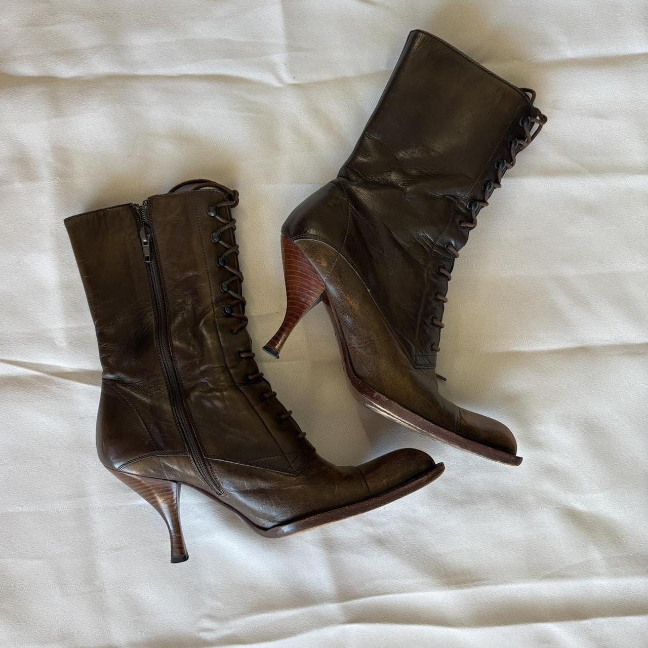 Miu Miu Women's Boots - Brown - US 7 – Miu Miu br… - image 5