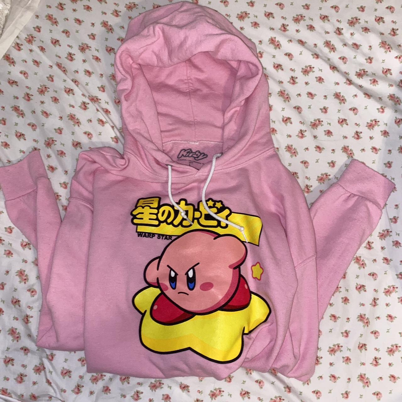 Women's Pink and Yellow Hoodie Depop