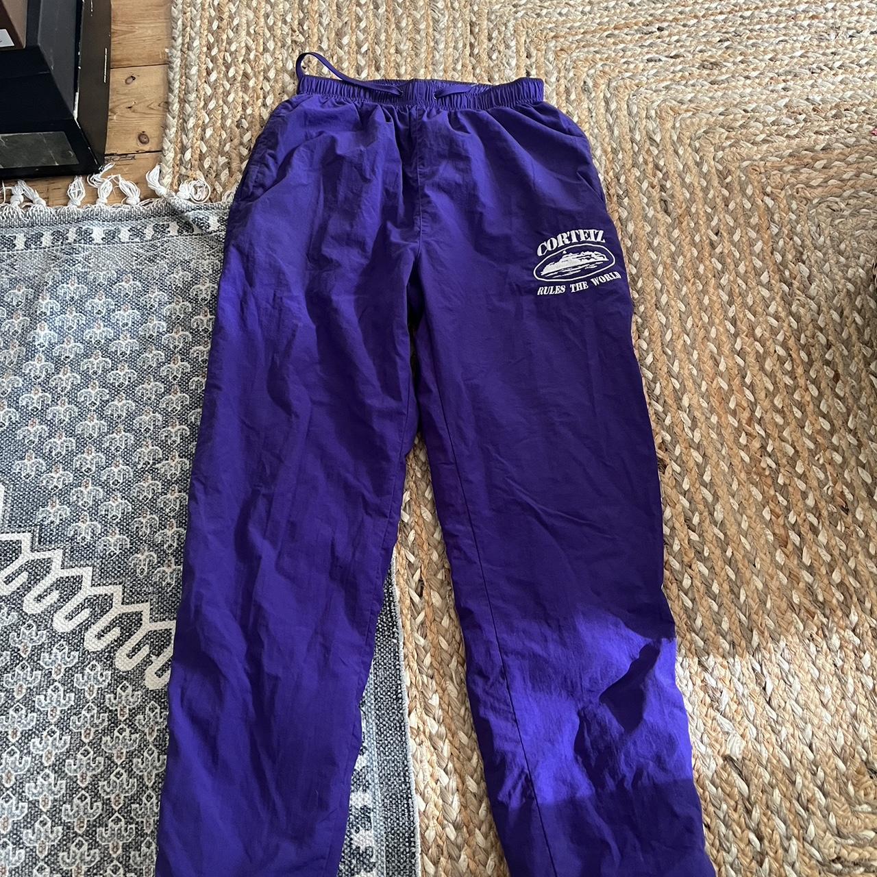 【WEB限定】 corteiz nylon Mサイズ purple pants パンツ