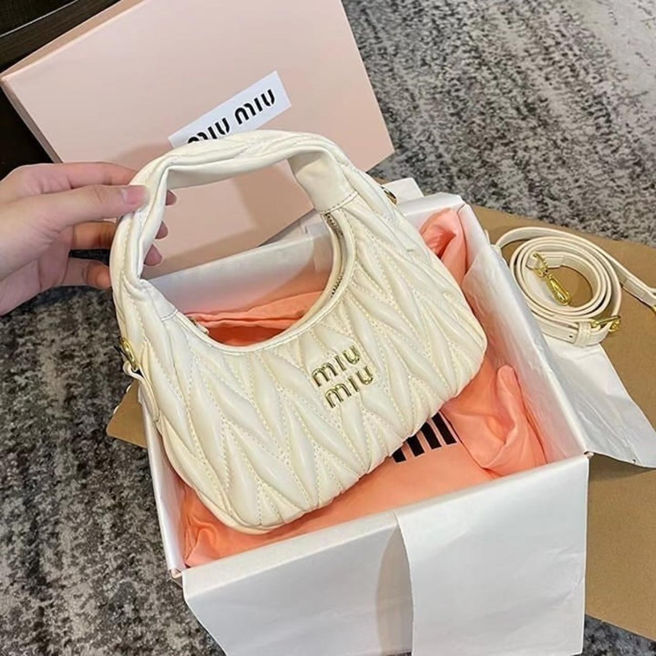 MIU MIU bag miumiu new straw underarm bag Size 25 | Depop MIU MIU bag miumiu new straw underarm bag Size 25 | Depop