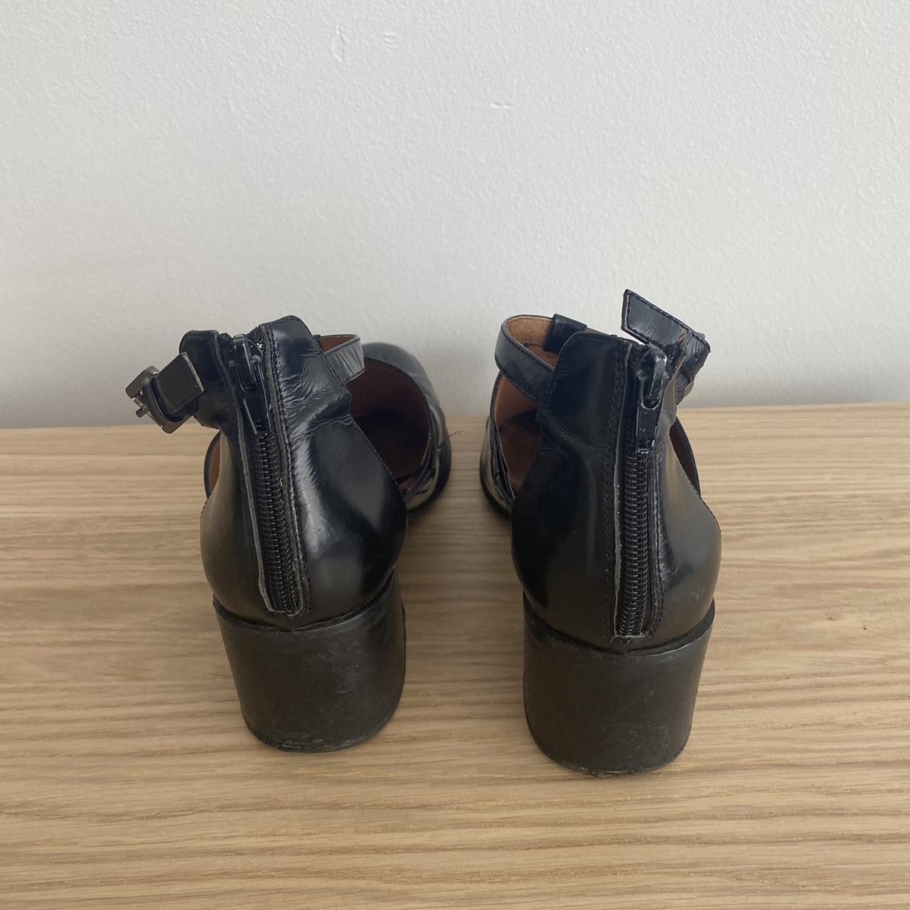 Jeffrey Campbell low heels in black, size 6.5.... - Depop