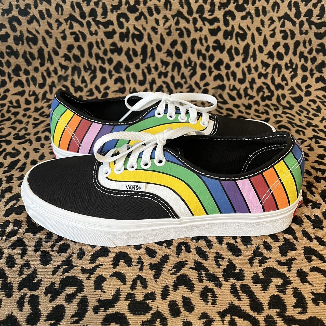 Limited edition rainbow vans best sale