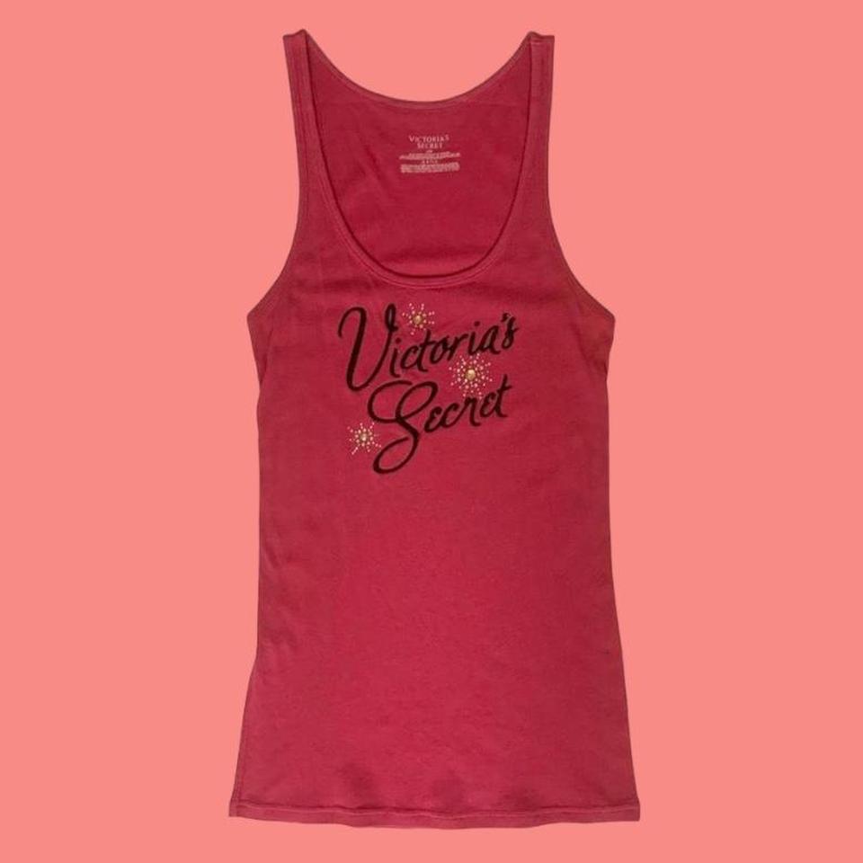Pink By Victoria Secrets Tank Top Size - Depop