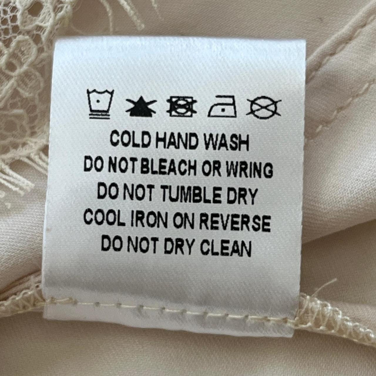 Source Unknown Women's Blouse - Cream - 4 – Y2K B… - image 8