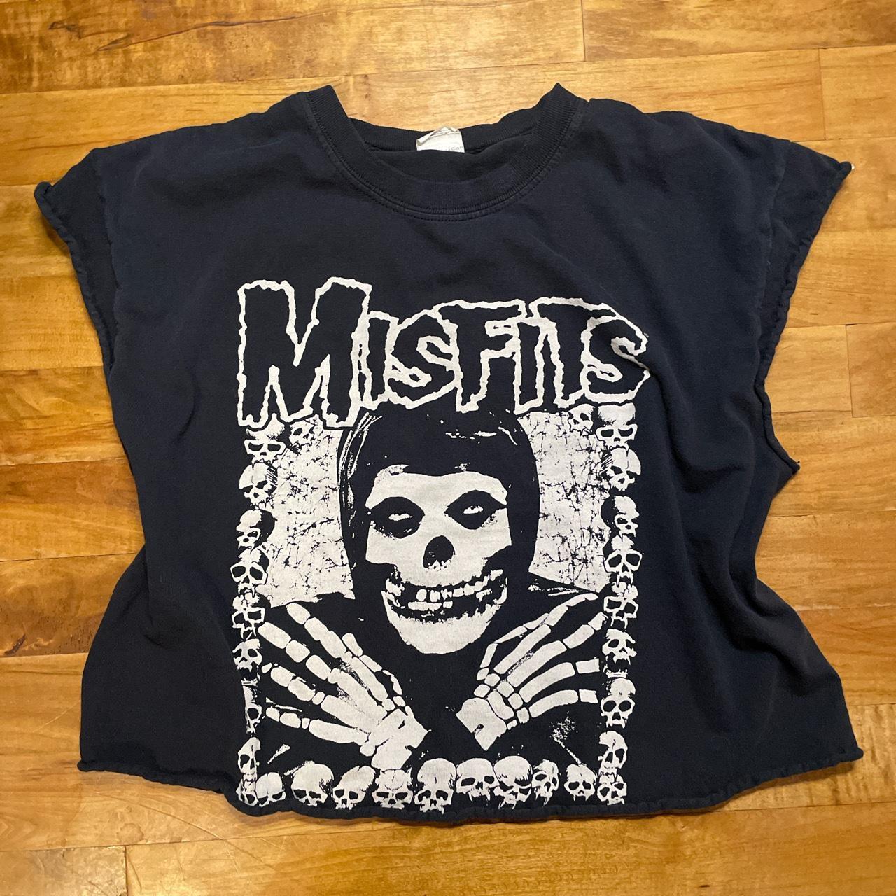 Custom Misfits Cropped & Cut Tee. Size Medium/Large. - Depop