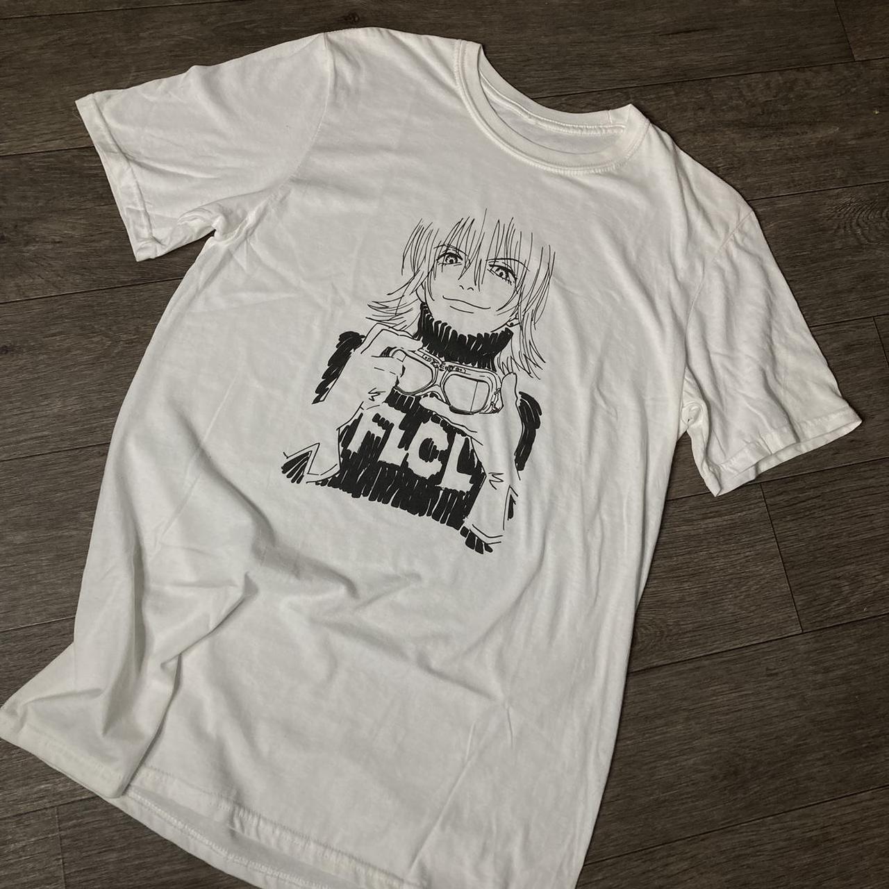 HARUKO FOOLY COOLY FLCL UNISEX TSHIRT WHITE W/... - Depop