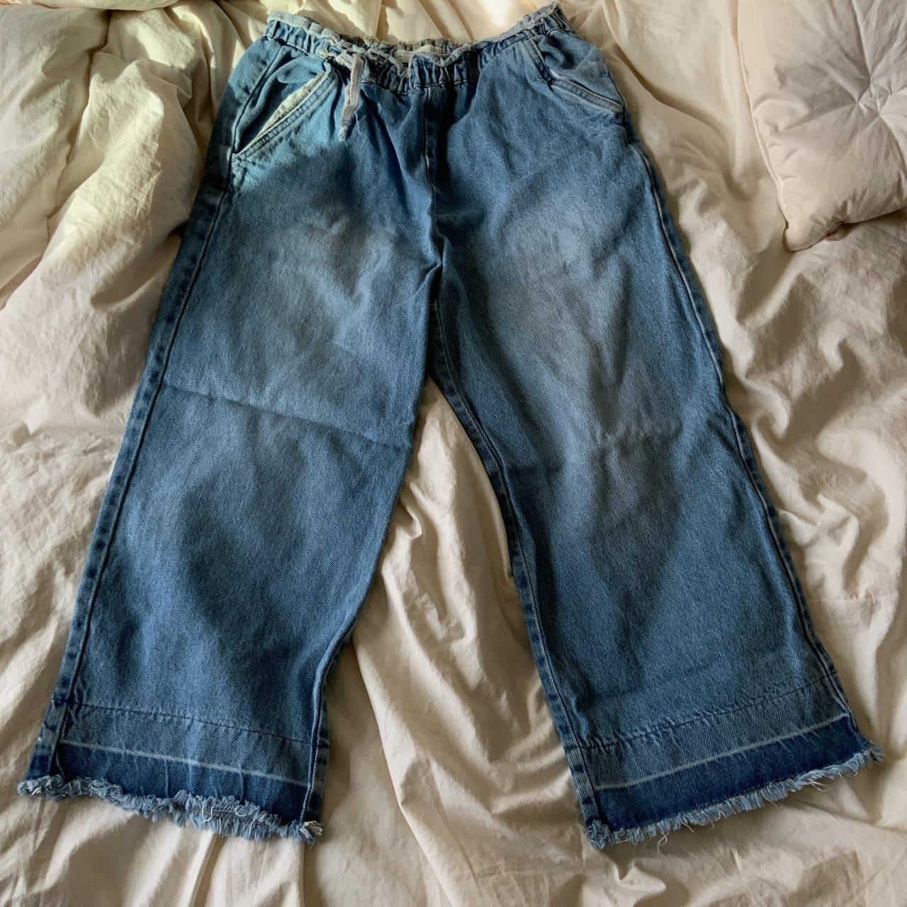 Zara girls 13-14 waistband elastic jeans perfect... - Depop