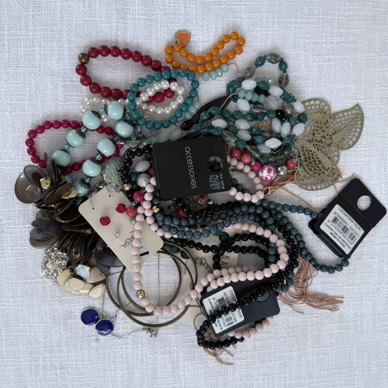 Assorted Beaded and Random Jewellery — Mixed Styles... | Depop