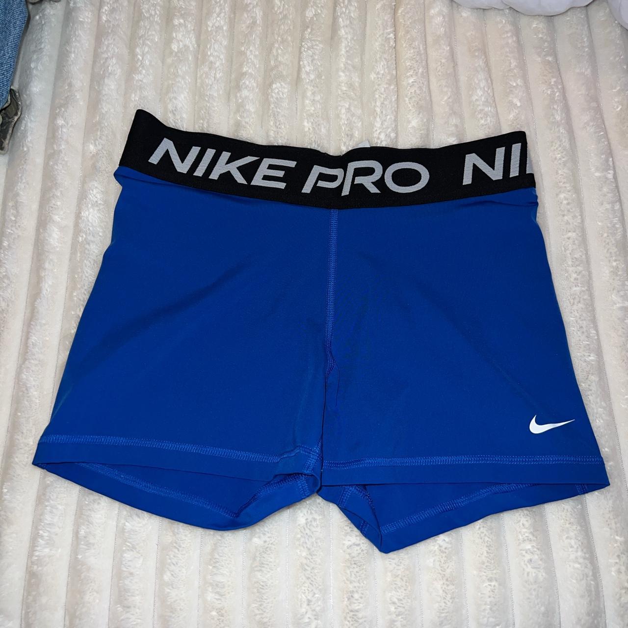 Blue Nike pros - Depop