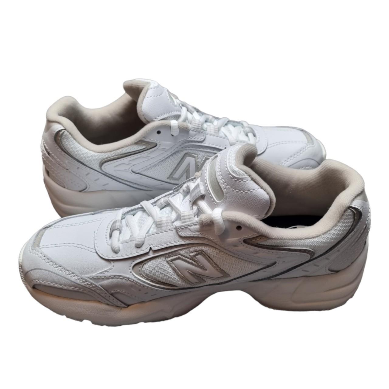 New Balance 452 Trainers White Grey Chunky Sneakers... Depop