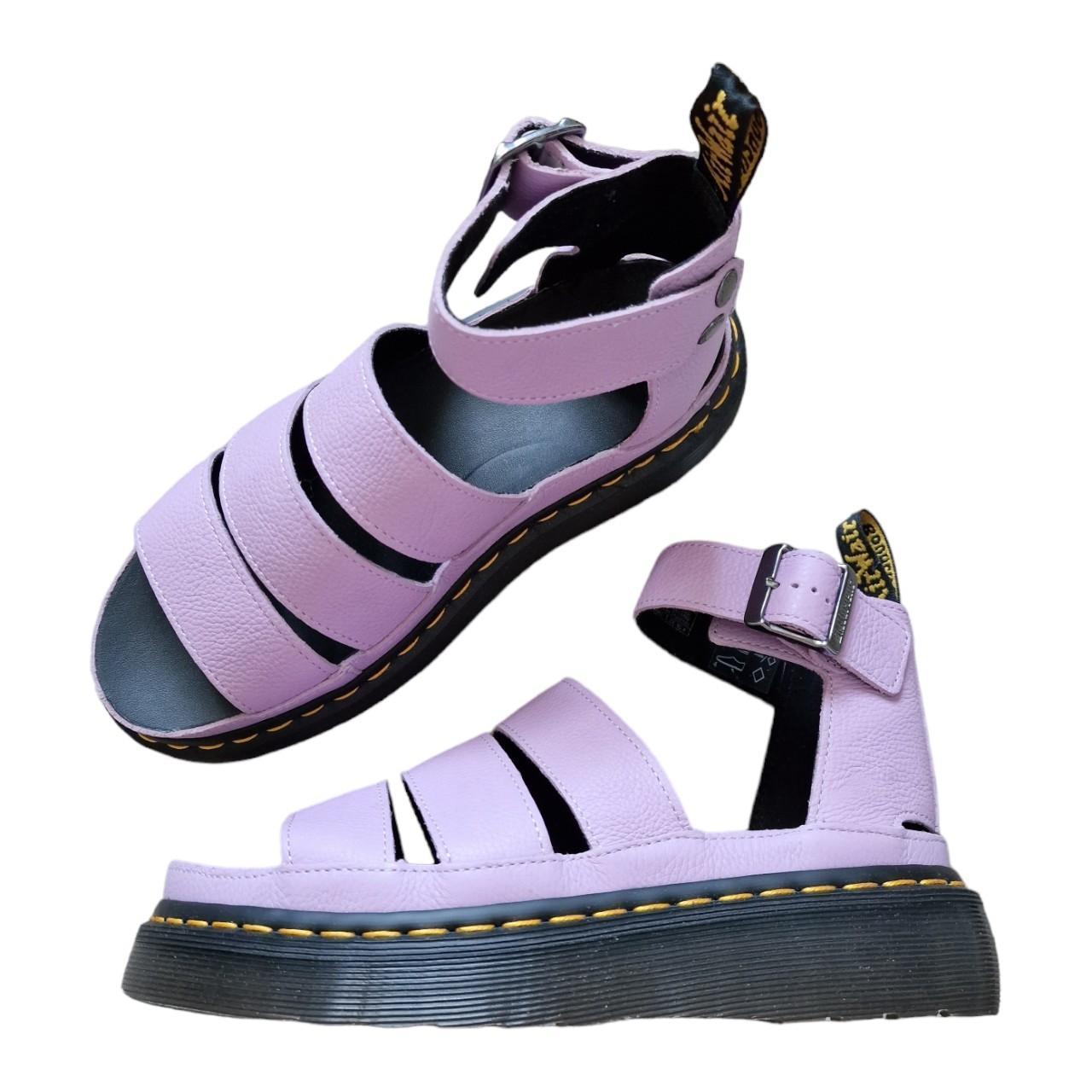 Dr. Martens Clarissa II Quad Lilac Pisa Sandals... - Depop