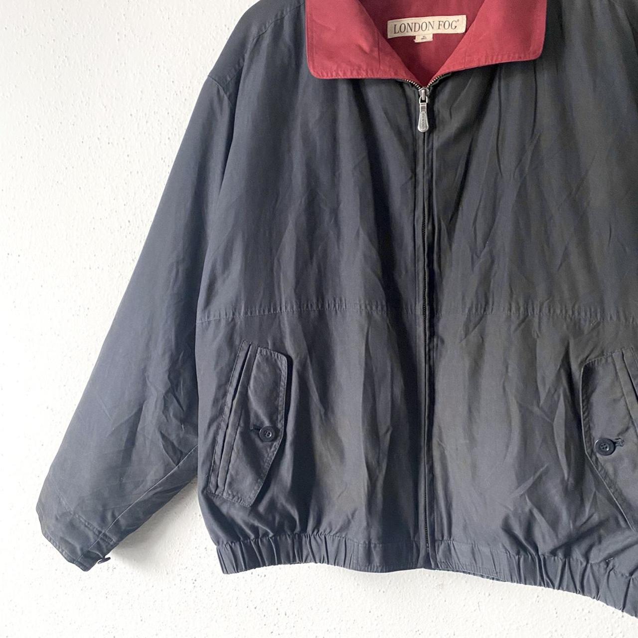 London Fog Men's Black and Red Jacket (2)