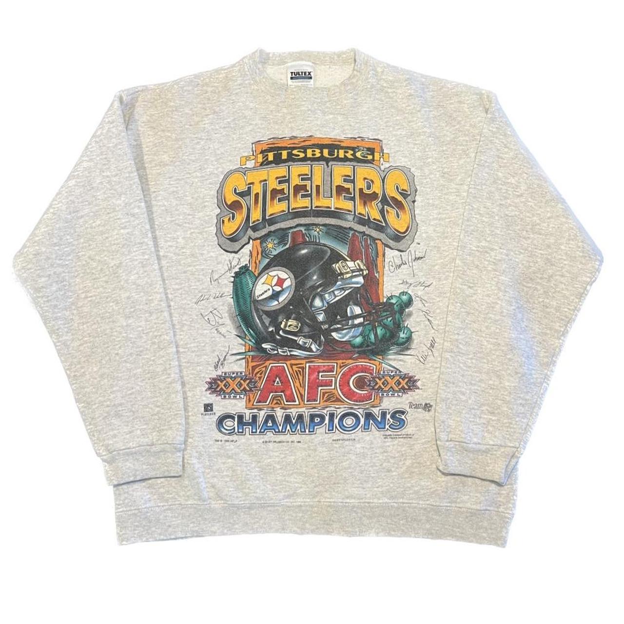 Vintage Pittsburgh Steelers sweatshirt, NFL Super Bowl graphic