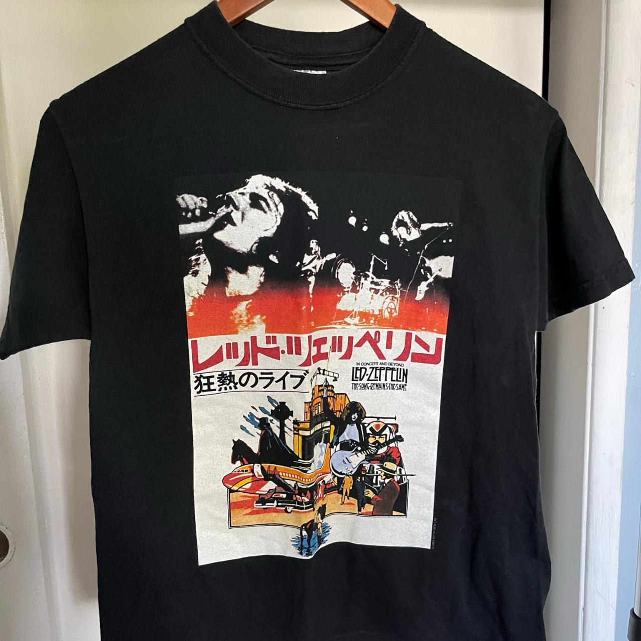 Vintage Led Zeppelin japanese tour tshirt. There is... Depop
