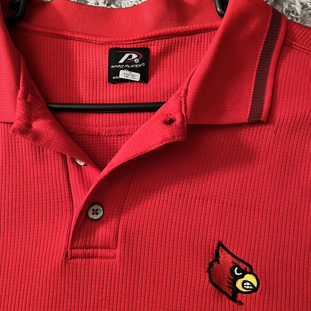 Louisville Cardinals polo Pit to Pit - 23 inches - Depop