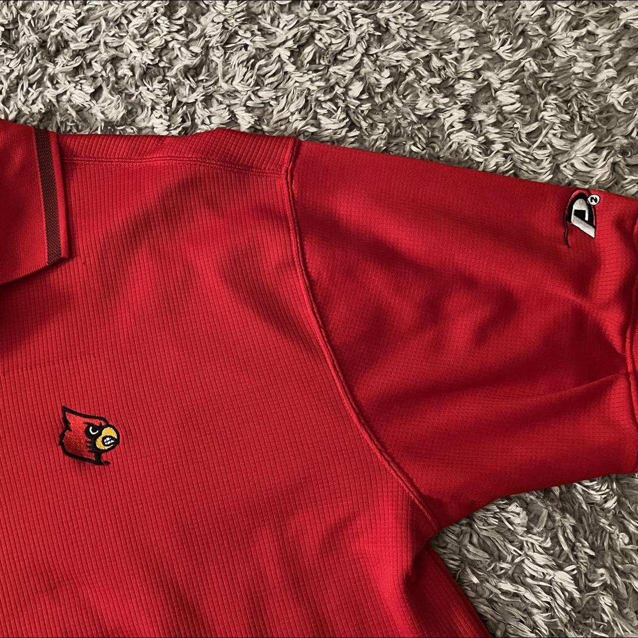 Louisville Cardinals polo Pit to Pit - 23 inches - Depop