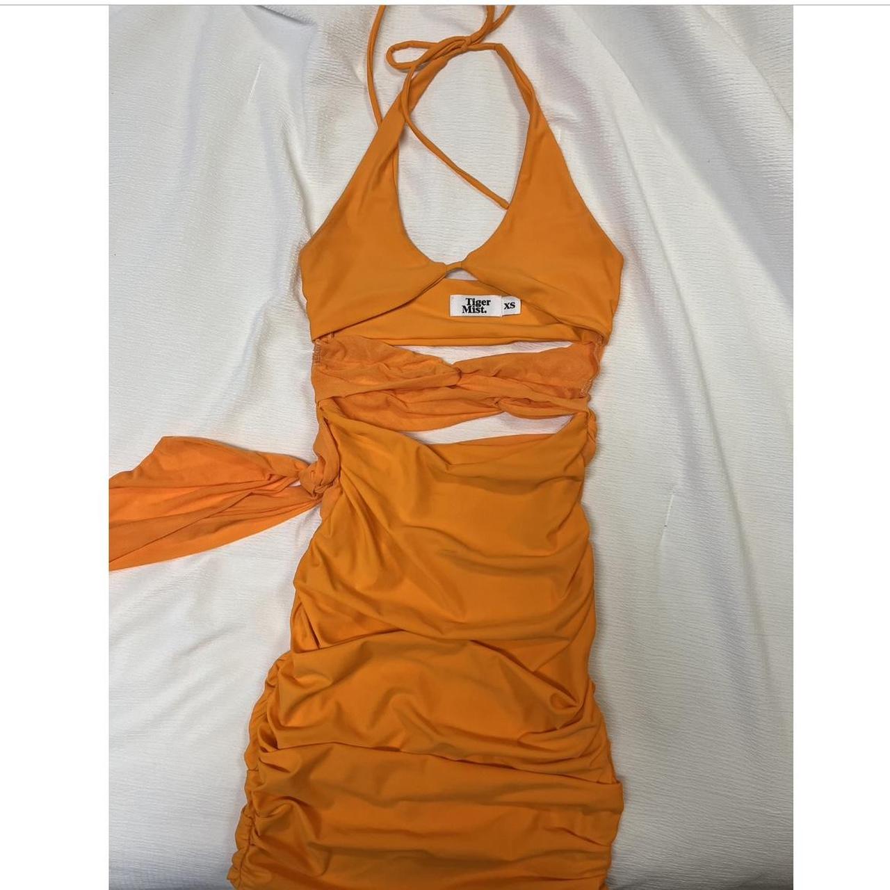 Tiger mist orange cut out dress orangecutoutdress... Depop