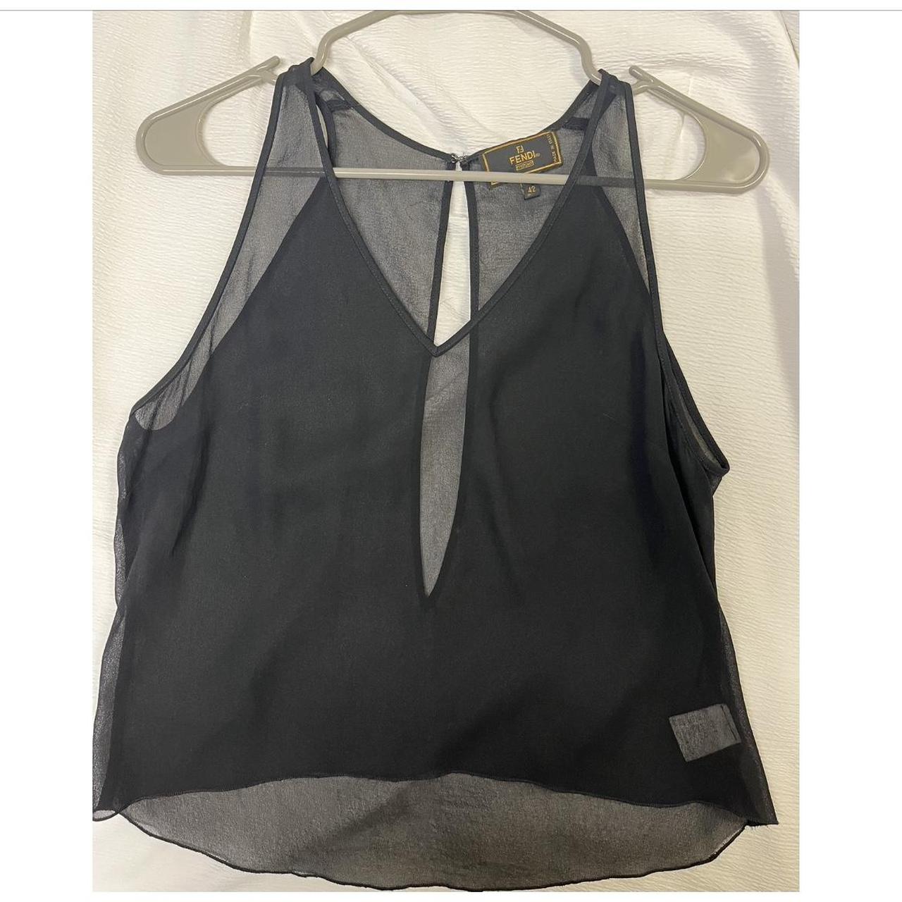 Fendi Women's Black Vest