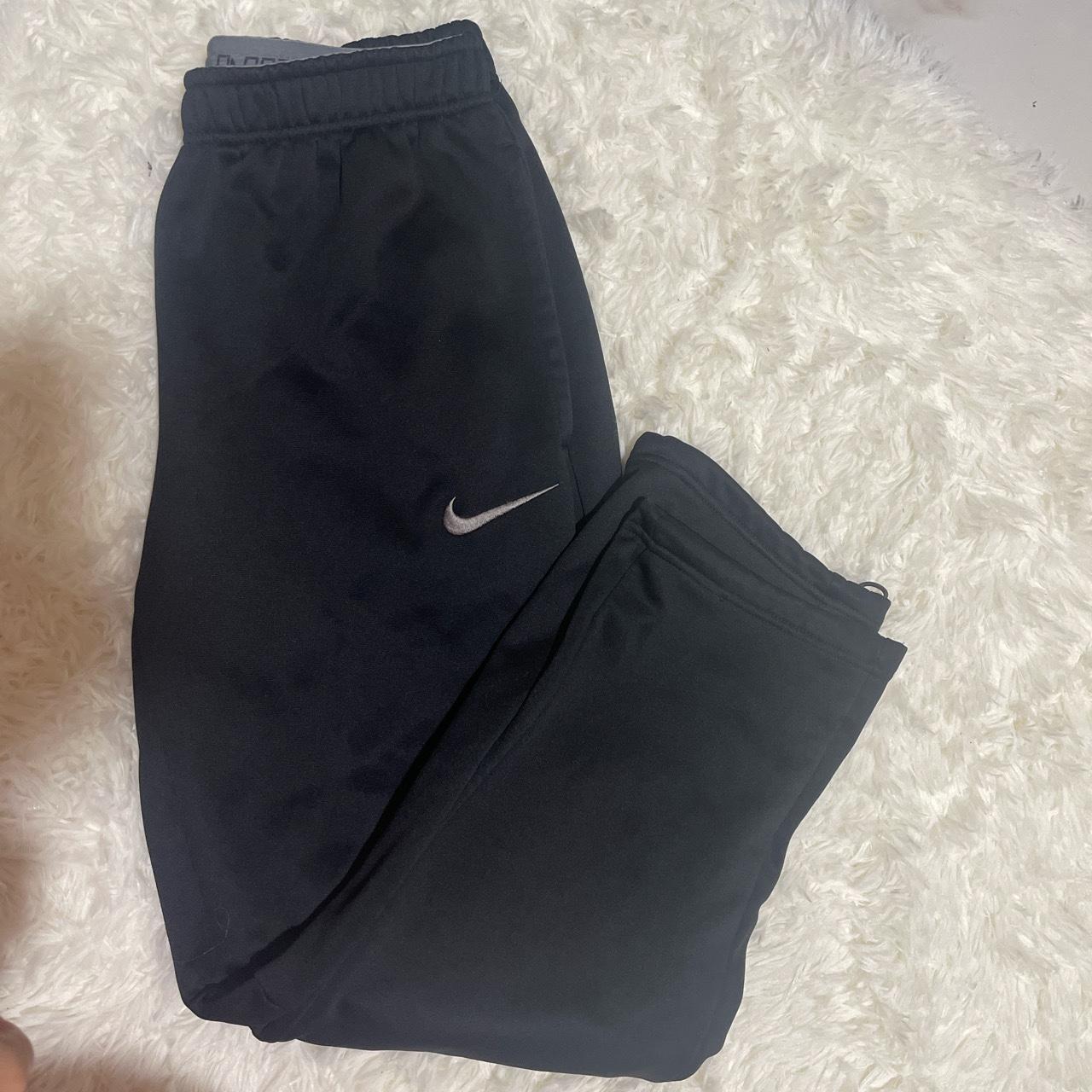 Nike Sweatpants , -size medium , -black , -wide leg