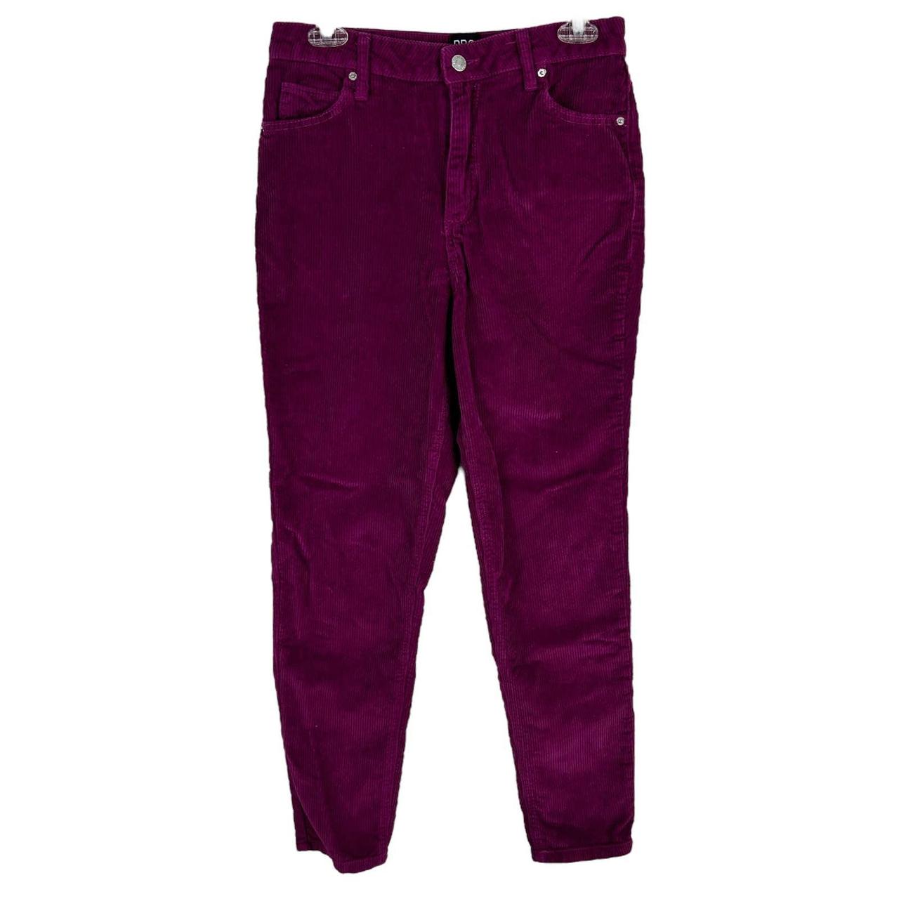 Urban Outfitters BDG Purple Corduroy Mom High Rise - Depop