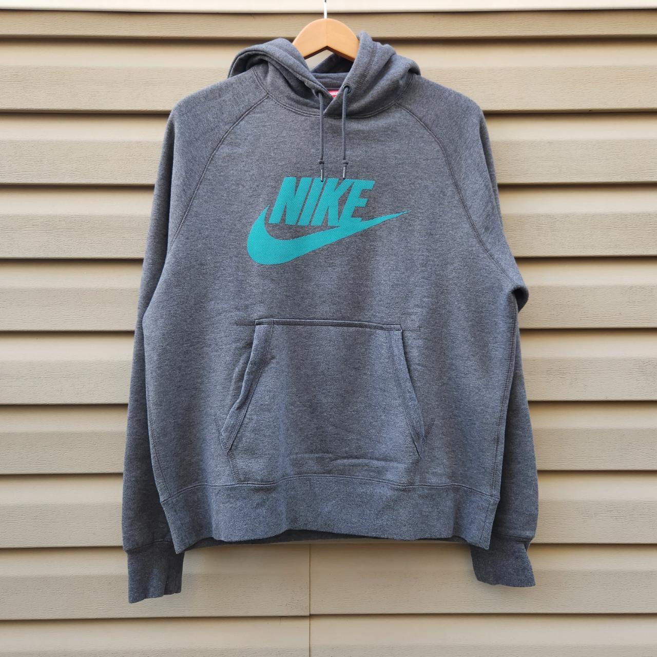 Y2k Nike Sweatshirt Center Logo Size: Large Dimes:... - Depop