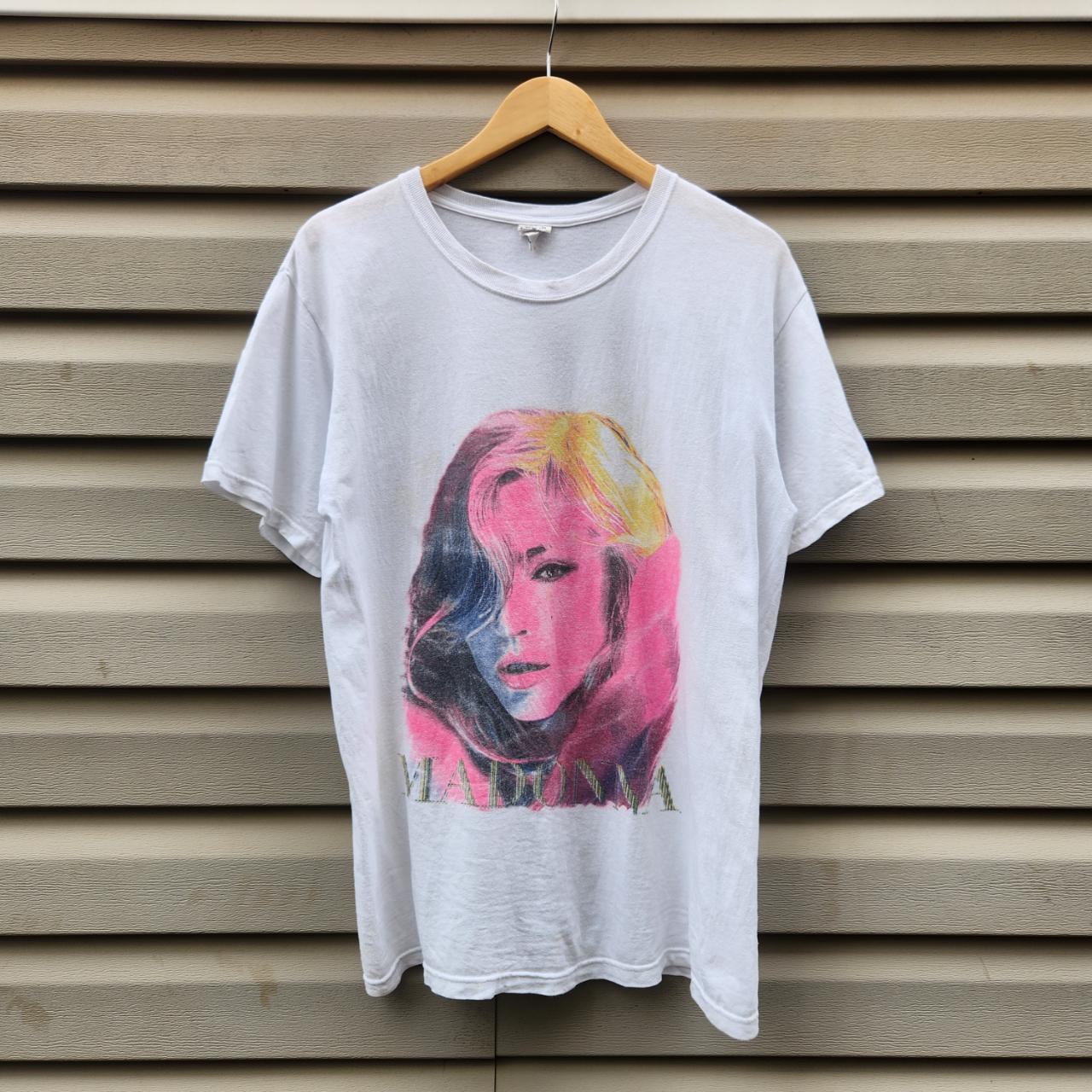 Madonna MDNA Tour 2012 Tee Condition: 8/10 (Washed... - Depop